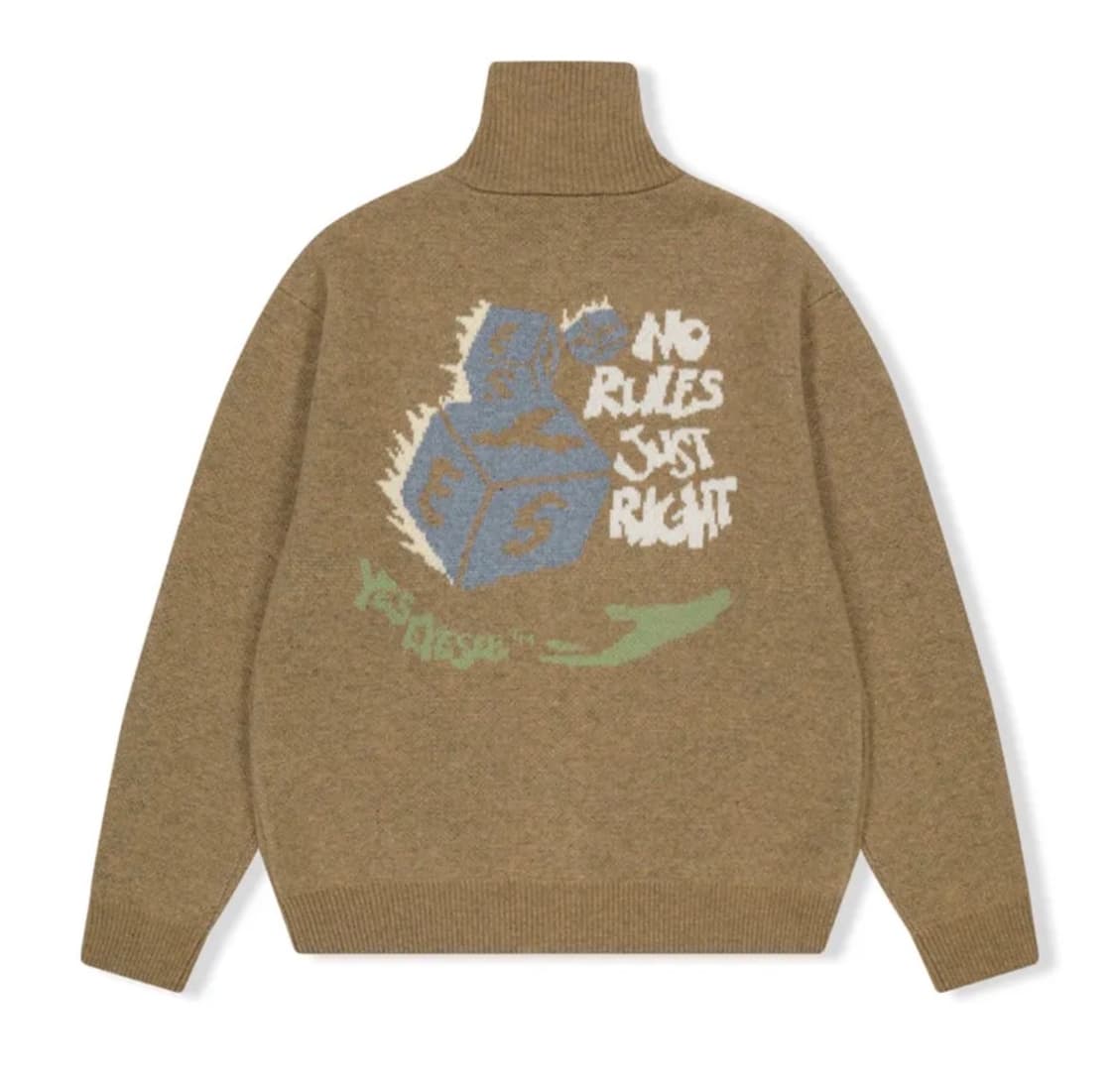 예스아이씨 다이스 니트 집업 L 상품이미지3