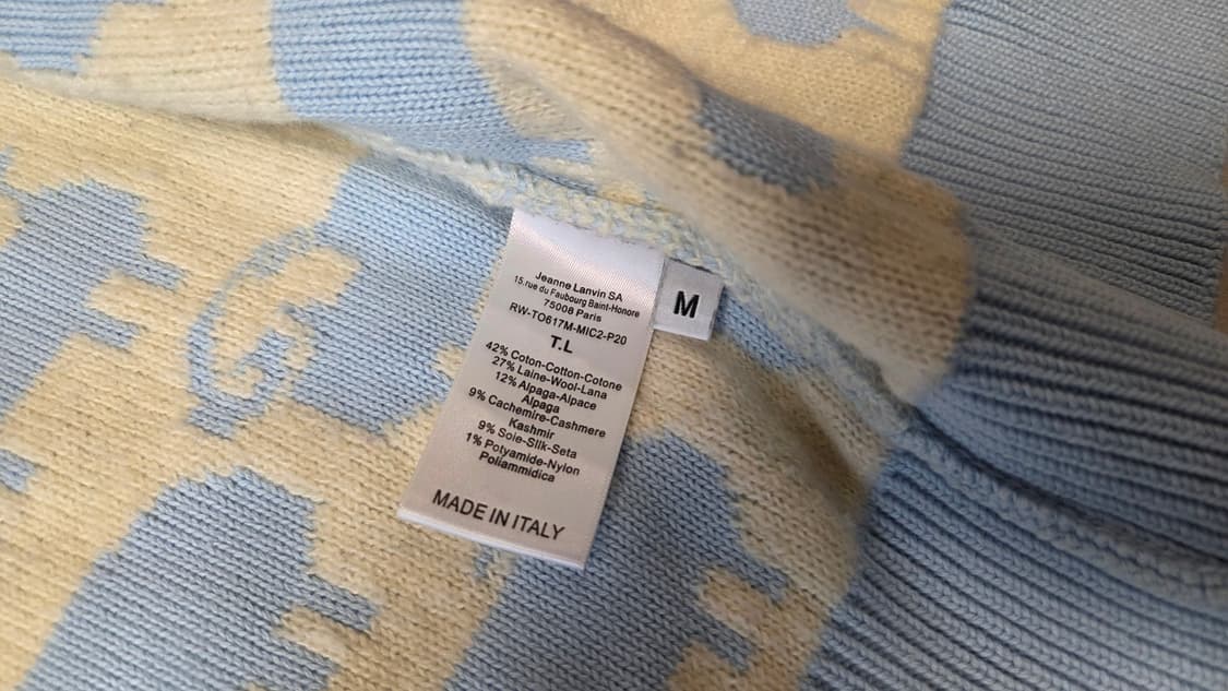 랑방 컬렉션 어린양 Sheep 자수 롱 가디건 상품이미지5