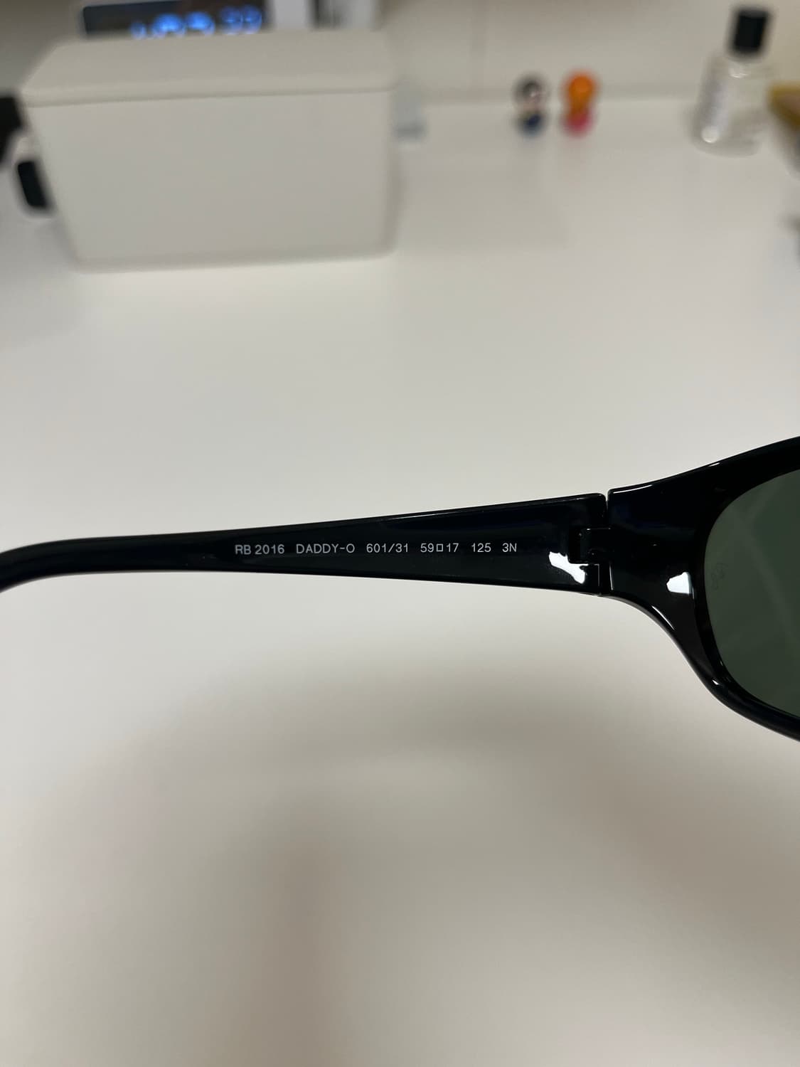 (새제품) 레이벤 대디오 RB2016 블랙 선글라스 상품이미지4