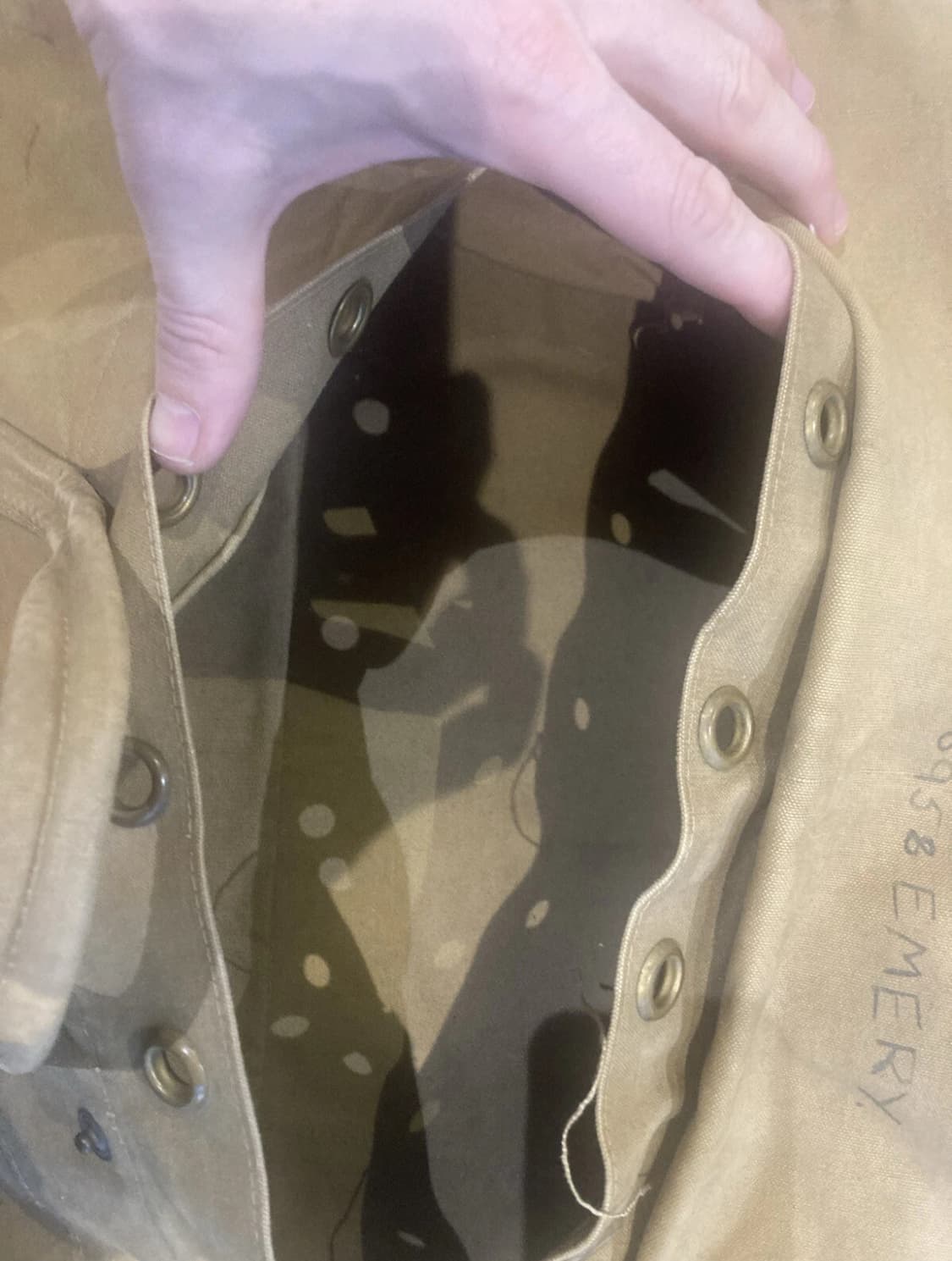 1940s ww2 canvas bag 상품이미지6