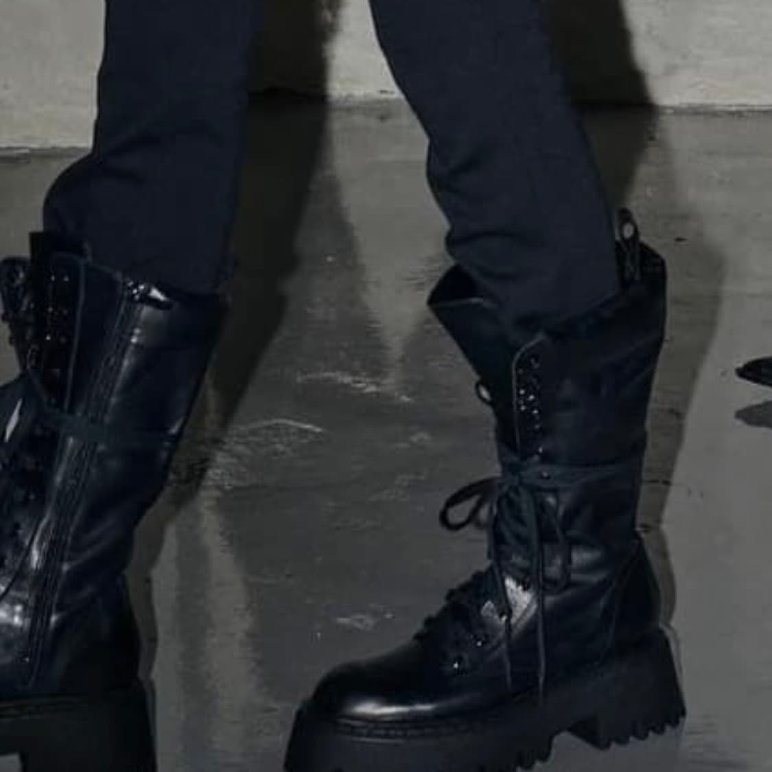 Zara 트랙솔 레이스업 부츠 240 상품이미지5