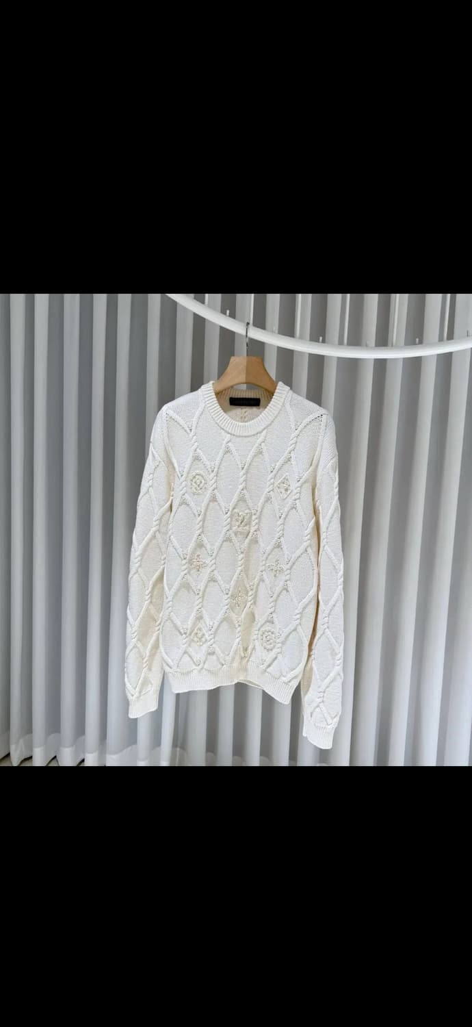 XL / 루이비통 엠벨리시드 케이블 울 블렌드 니트 / 25년형 상품이미지2