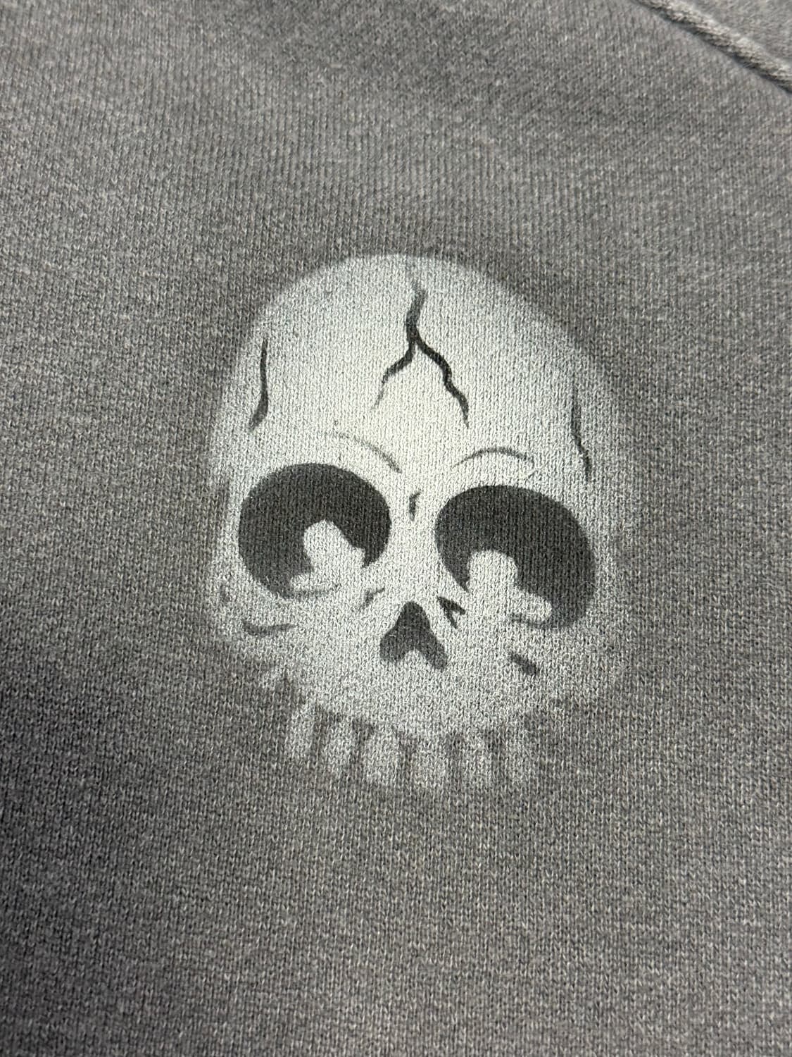 히스테릭 글래머 아카이브 해골 그래픽 사선 지퍼 후드 집업 자켓 상품이미지3