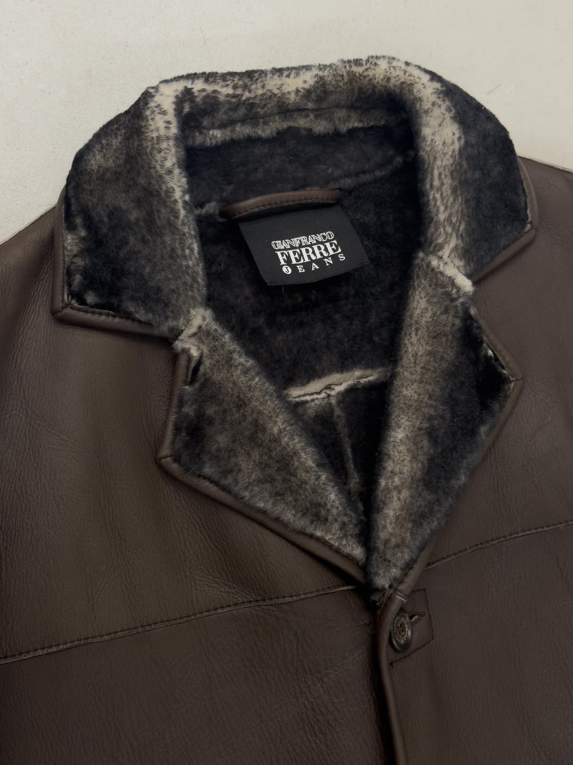  GIANFRANCO FERRE 무통 시어링 코트 상품이미지4