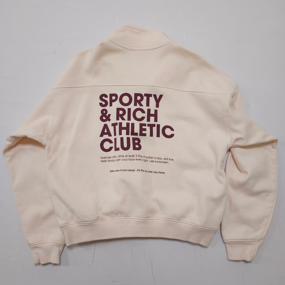 스포티앤리치 엑서사이즈 옵튼 하프 집업 상품이미지4