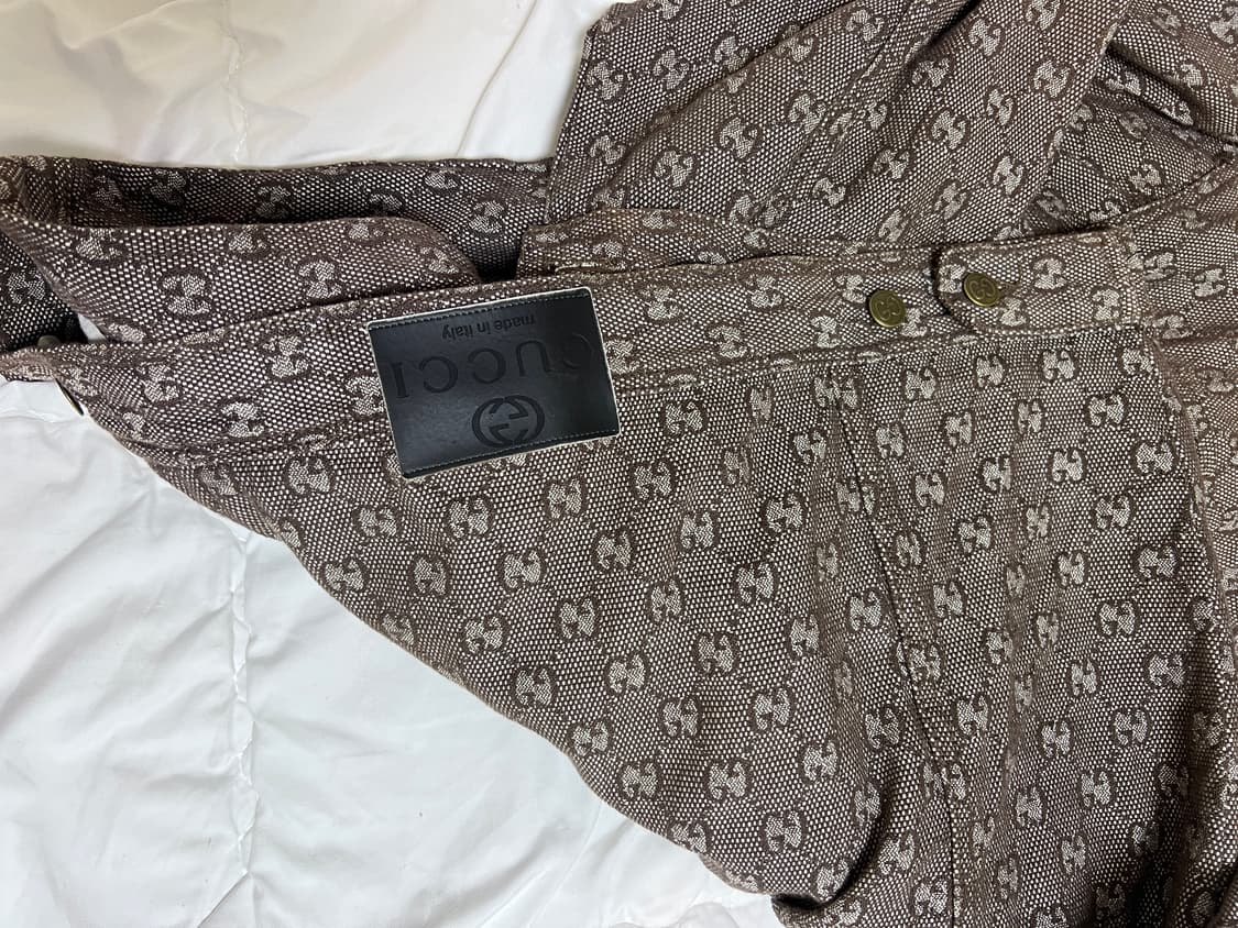 구찌 빈티지 셔츠자켓, 카펜터팬츠 셋업 상품이미지5