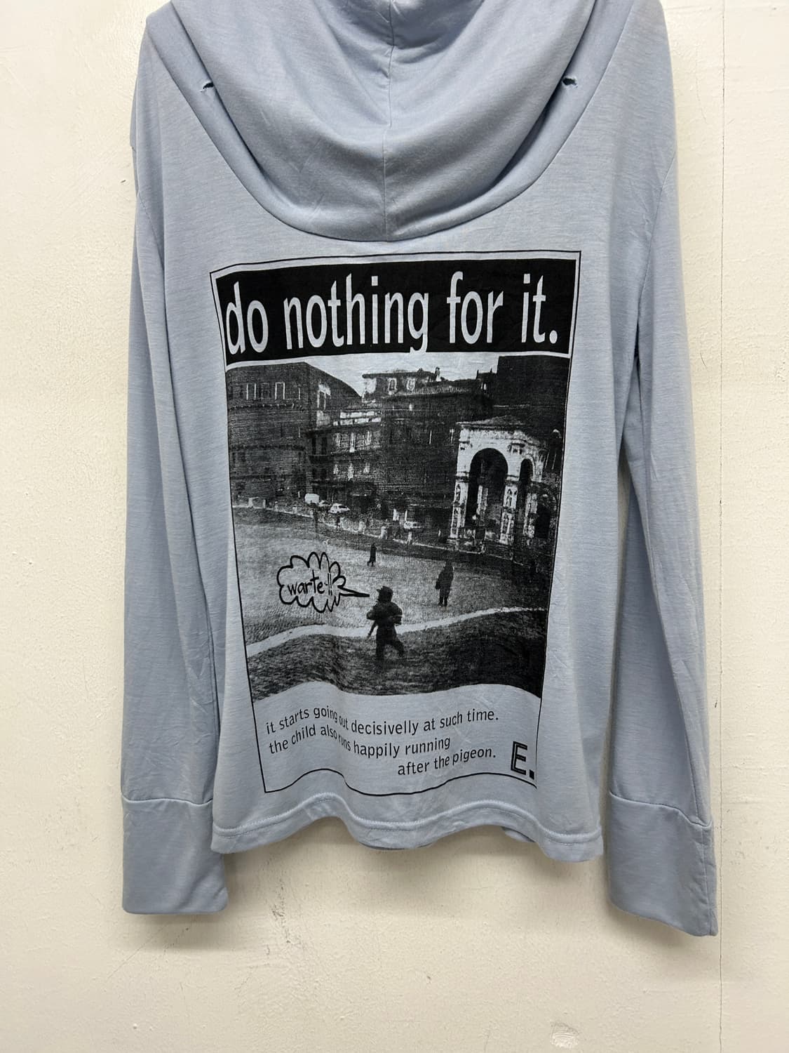 Klein Plus Homme 카울넥 그래픽 후드티 상품이미지3