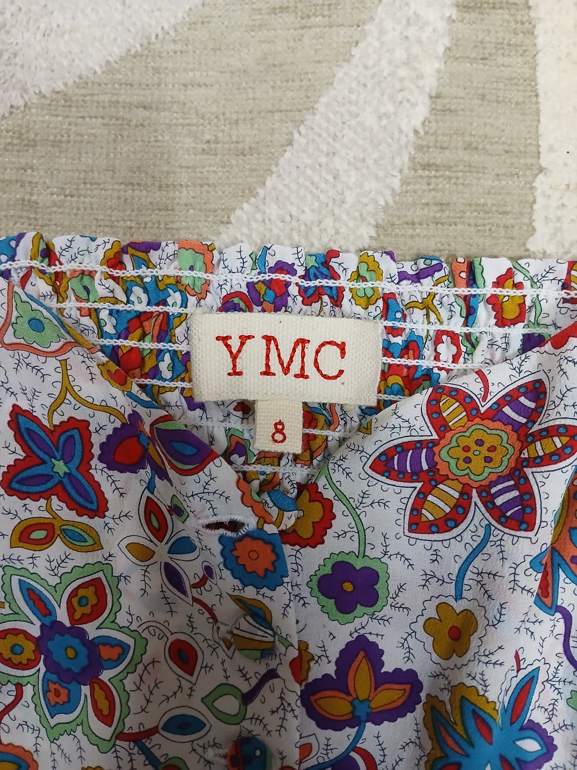 YMC 플로럴 패턴 홀터넥 맥시 원피스  상품이미지3