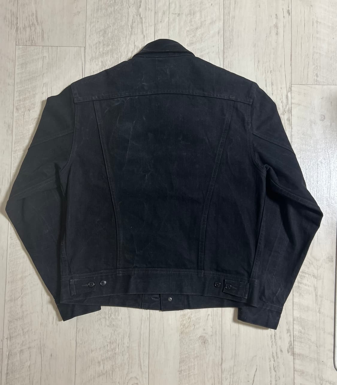 RRL LOT 271 블랙 데님 자켓 멕시코산 구형 M 상품이미지2