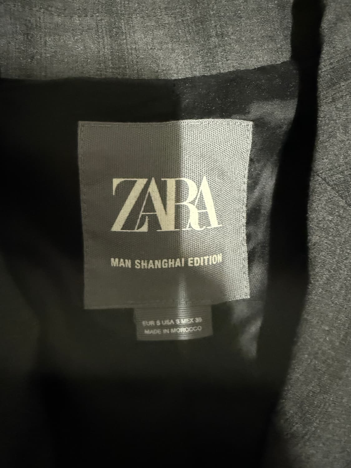 S사이즈 자라 스트라이프 자켓 그레이 상품이미지4