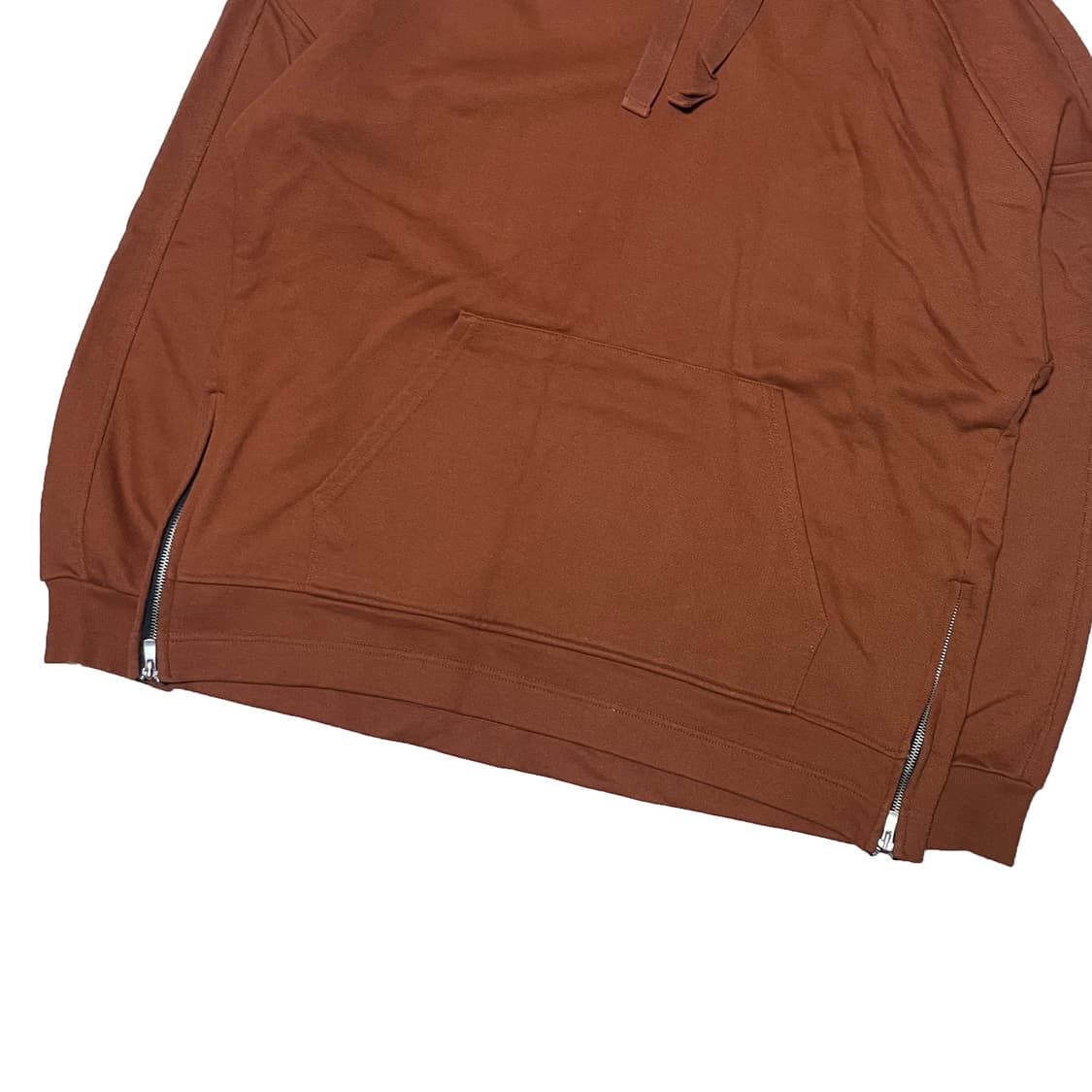 드로우핏 브라운 사이드 지퍼 후드티 상품이미지4