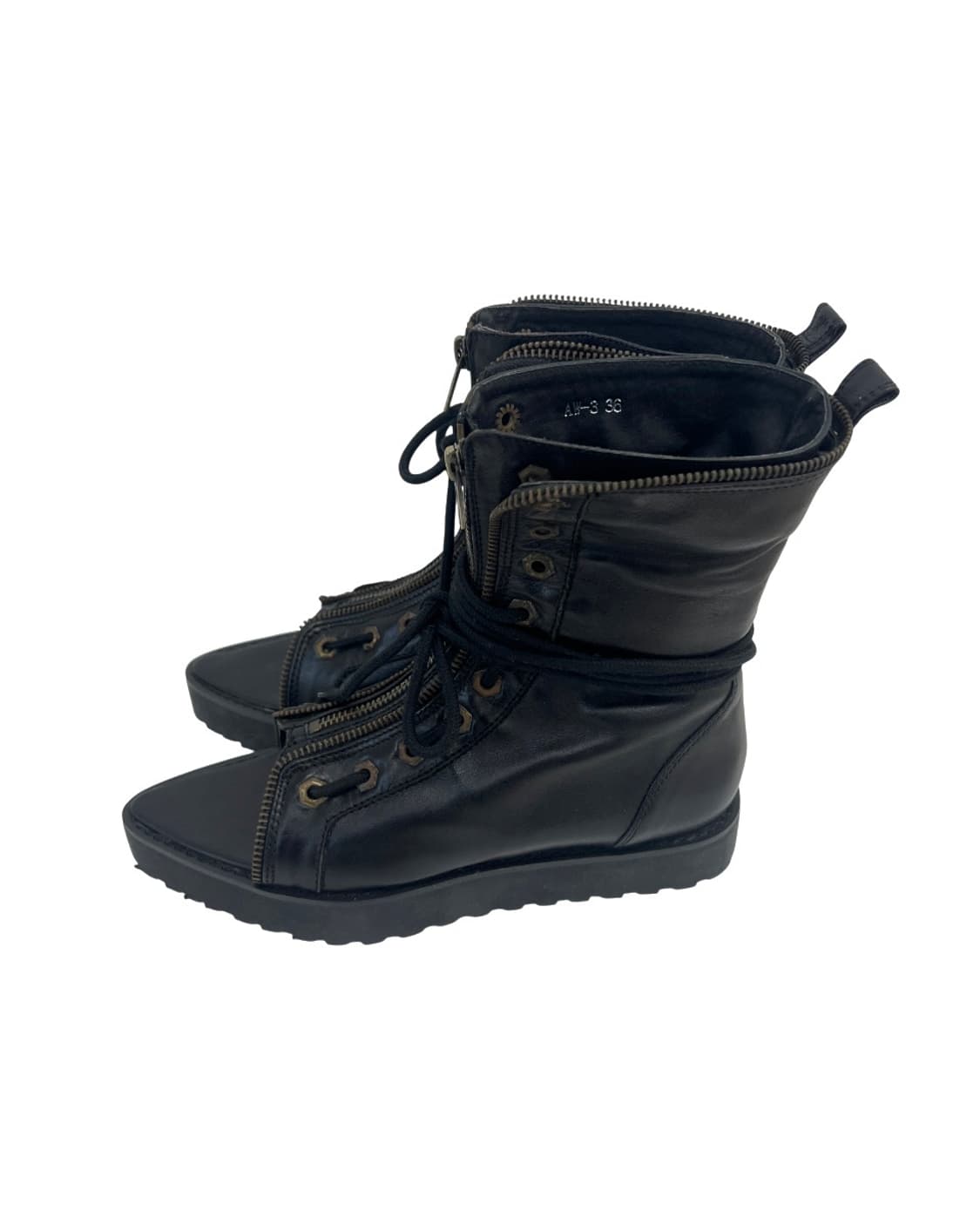 알렉산더 왕 머트 레이스 지퍼 부츠 상품이미지4