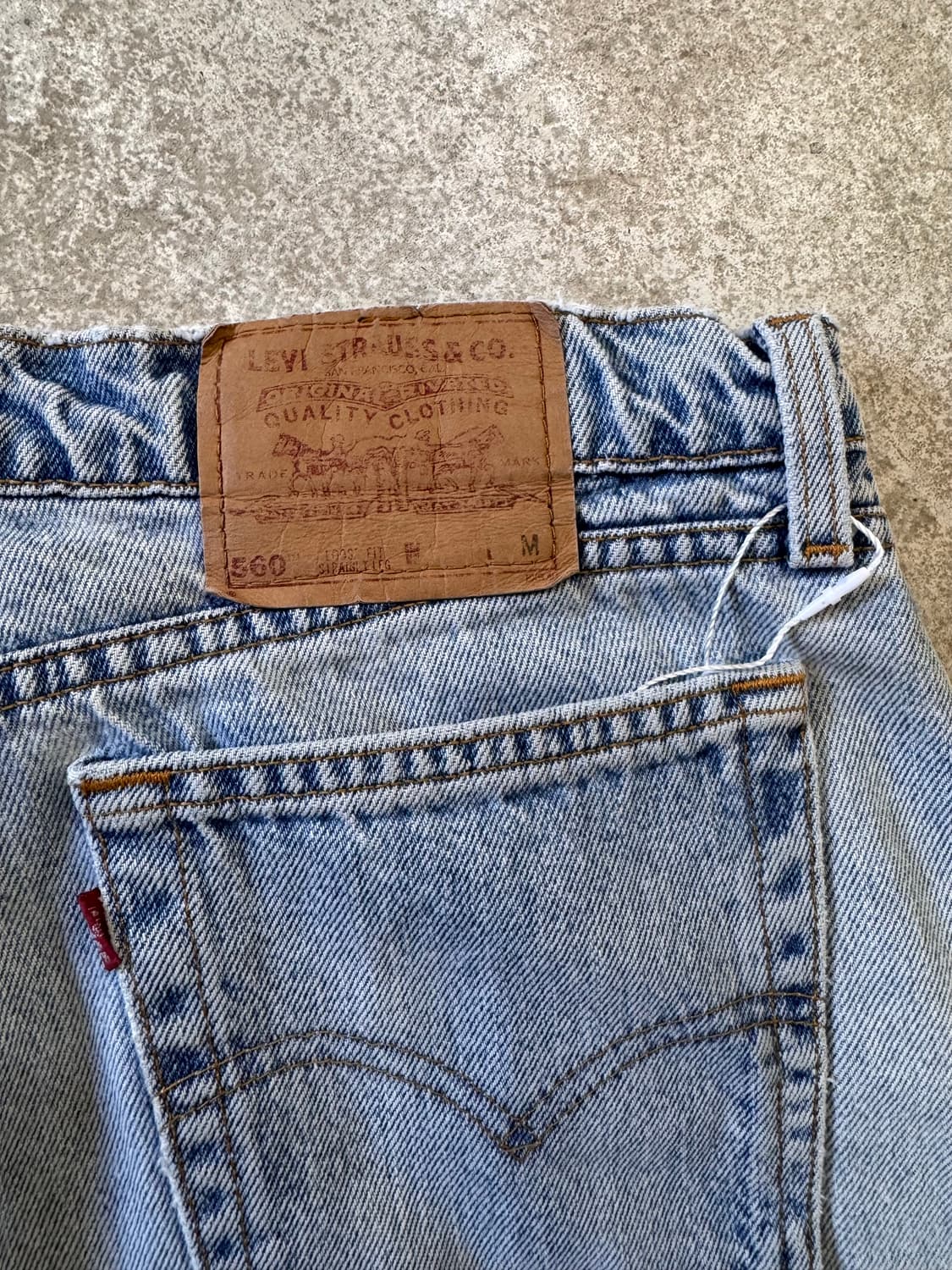 90s 리바이스560 데님팬츠 made in usa 상품이미지7