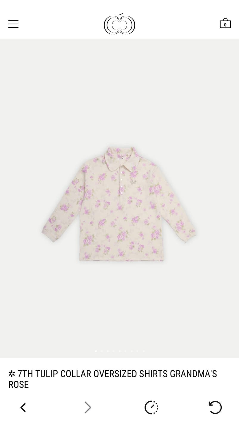 콜로신스 COLLAR OVERSIZED SHIRTS GRANDMA'S R 상품이미지1