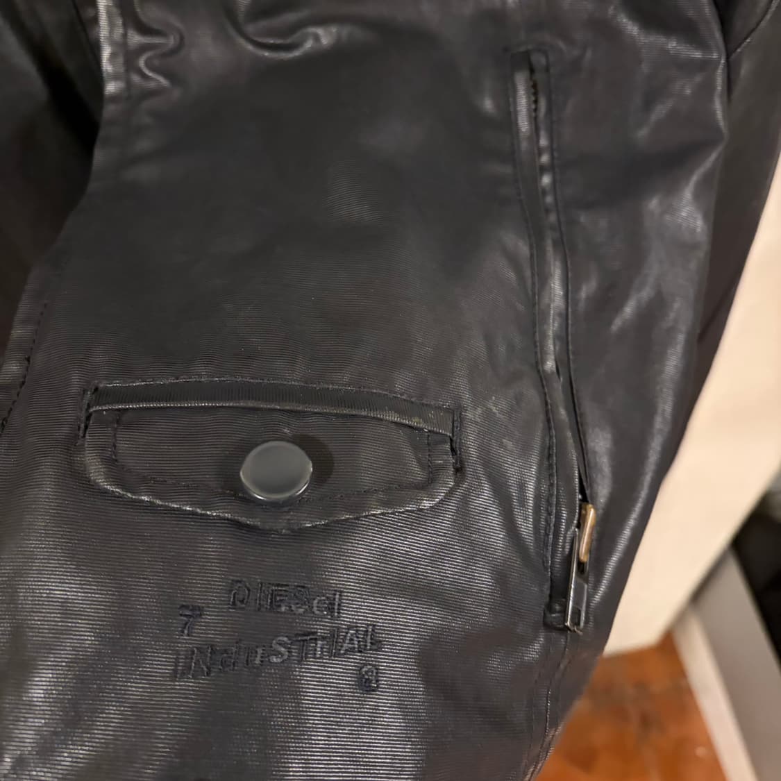 디젤 왁스 바이커자켓 L 상품이미지5