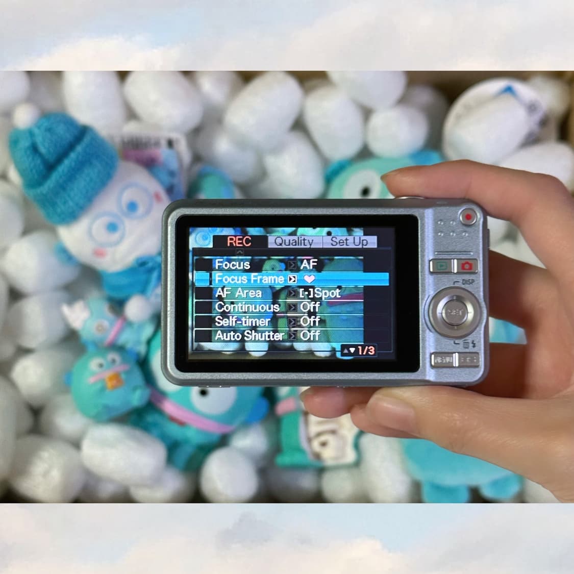 [희귀⚡️/작례O] 카시오 엑슬림 EX-Z80 블루 빈티지 디지털 카메라 상품이미지5