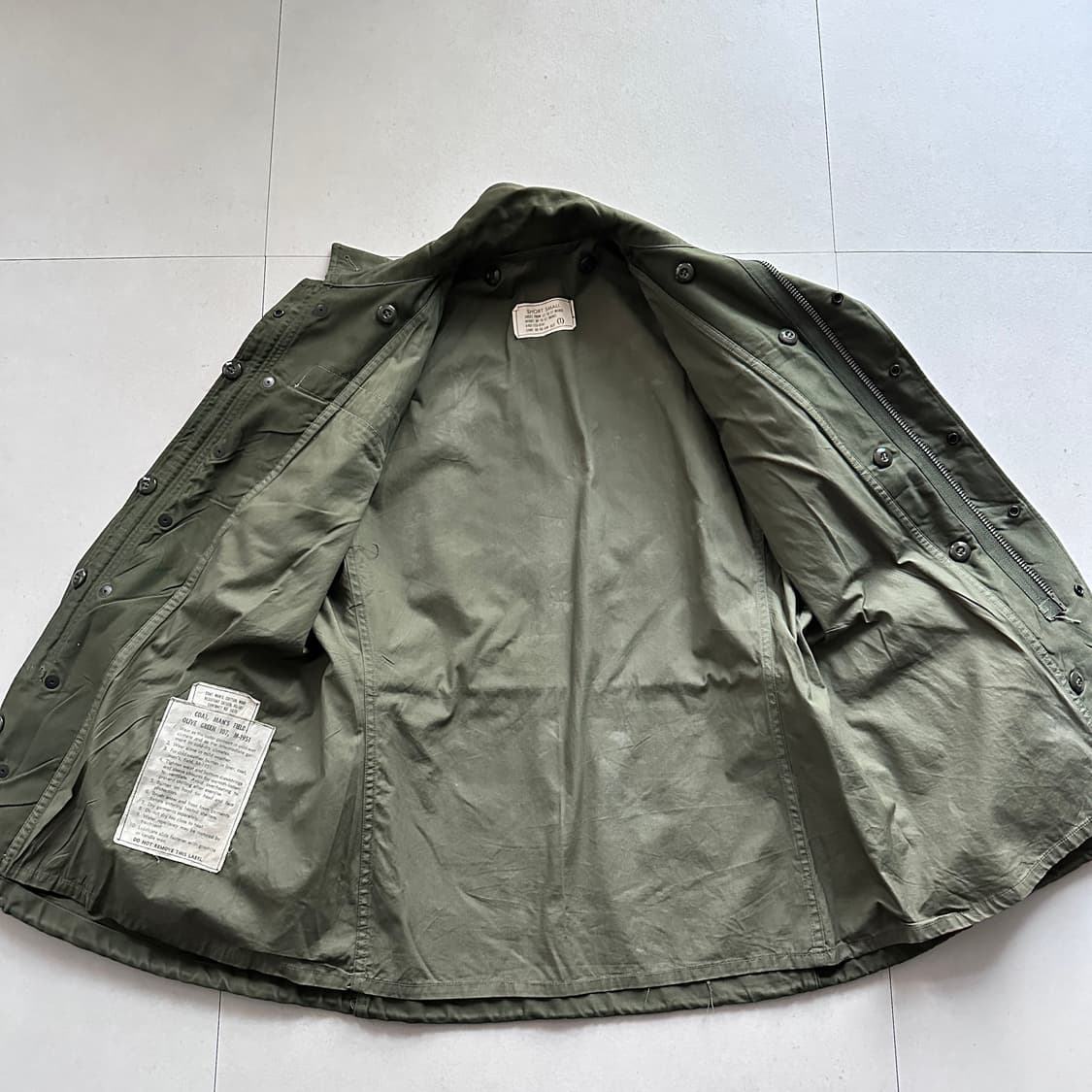 미군 오리지널 M-51 필드 자켓 Short Small  상품이미지8