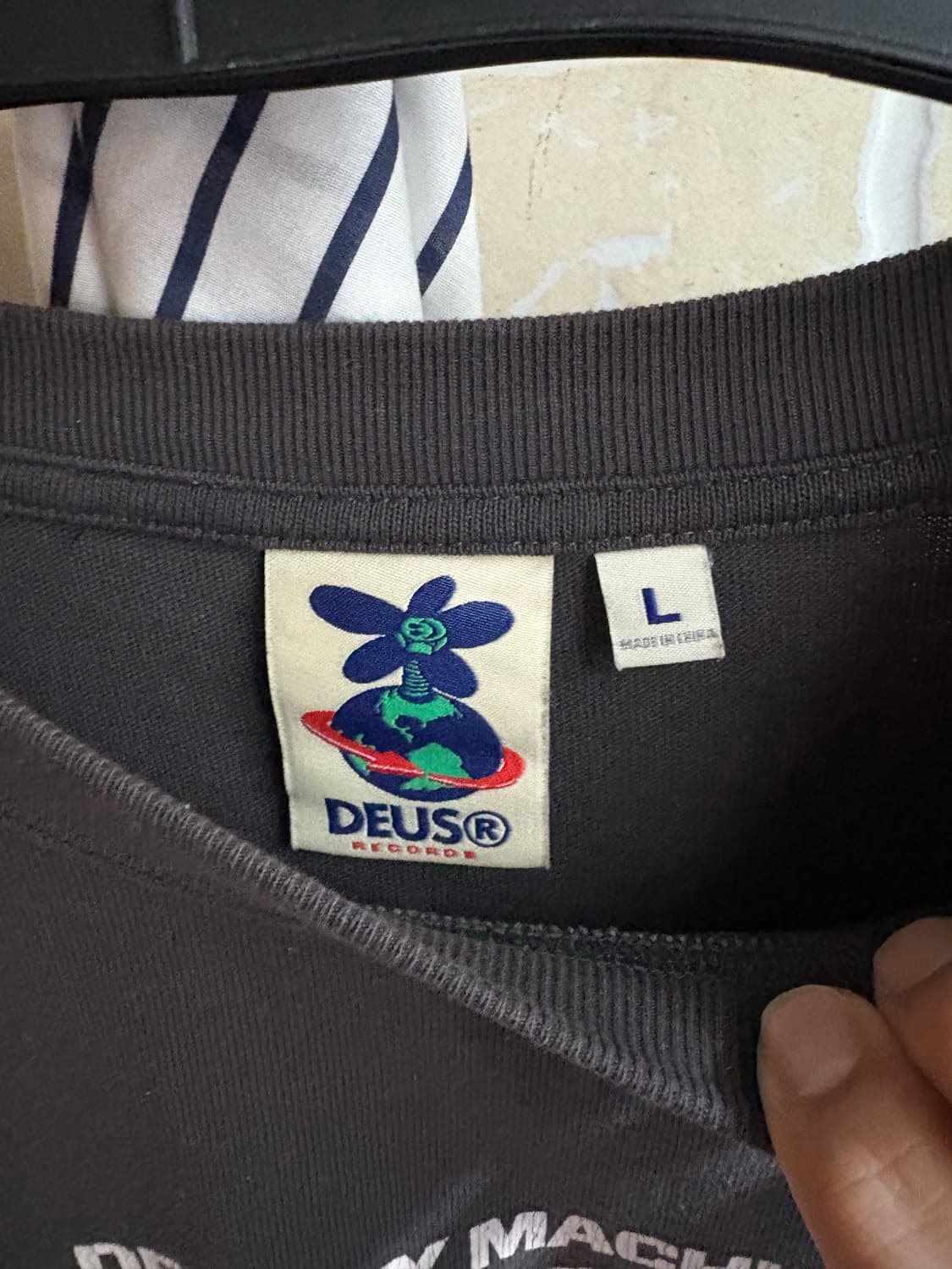 데우스엑스마키나 - 나염 롱슬리브 차콜 L 상품이미지5