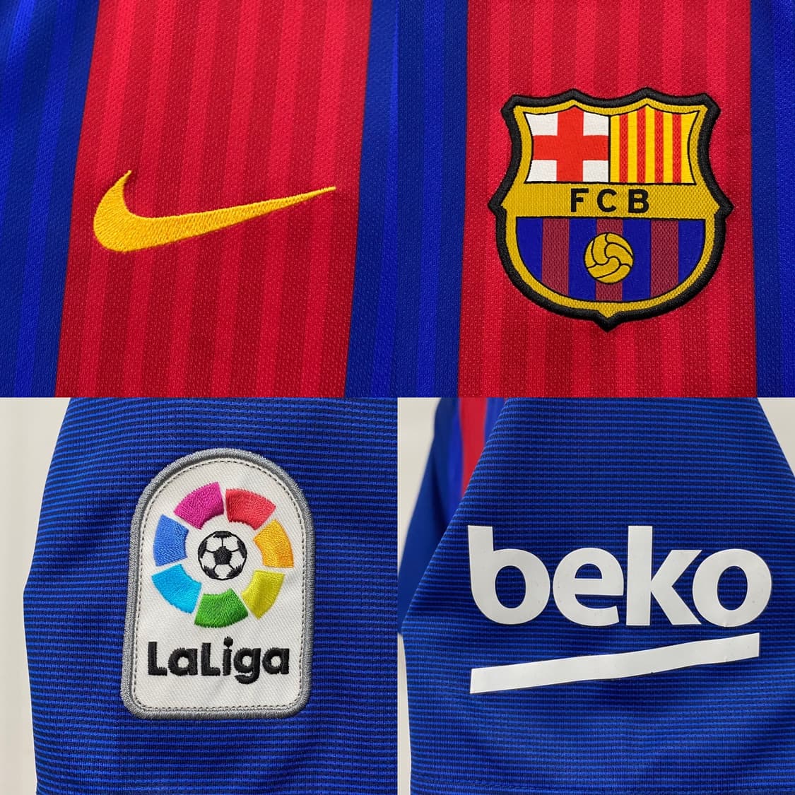 나이키 16-17 바르셀로나 노마킹 홈 유니폼 상품이미지4