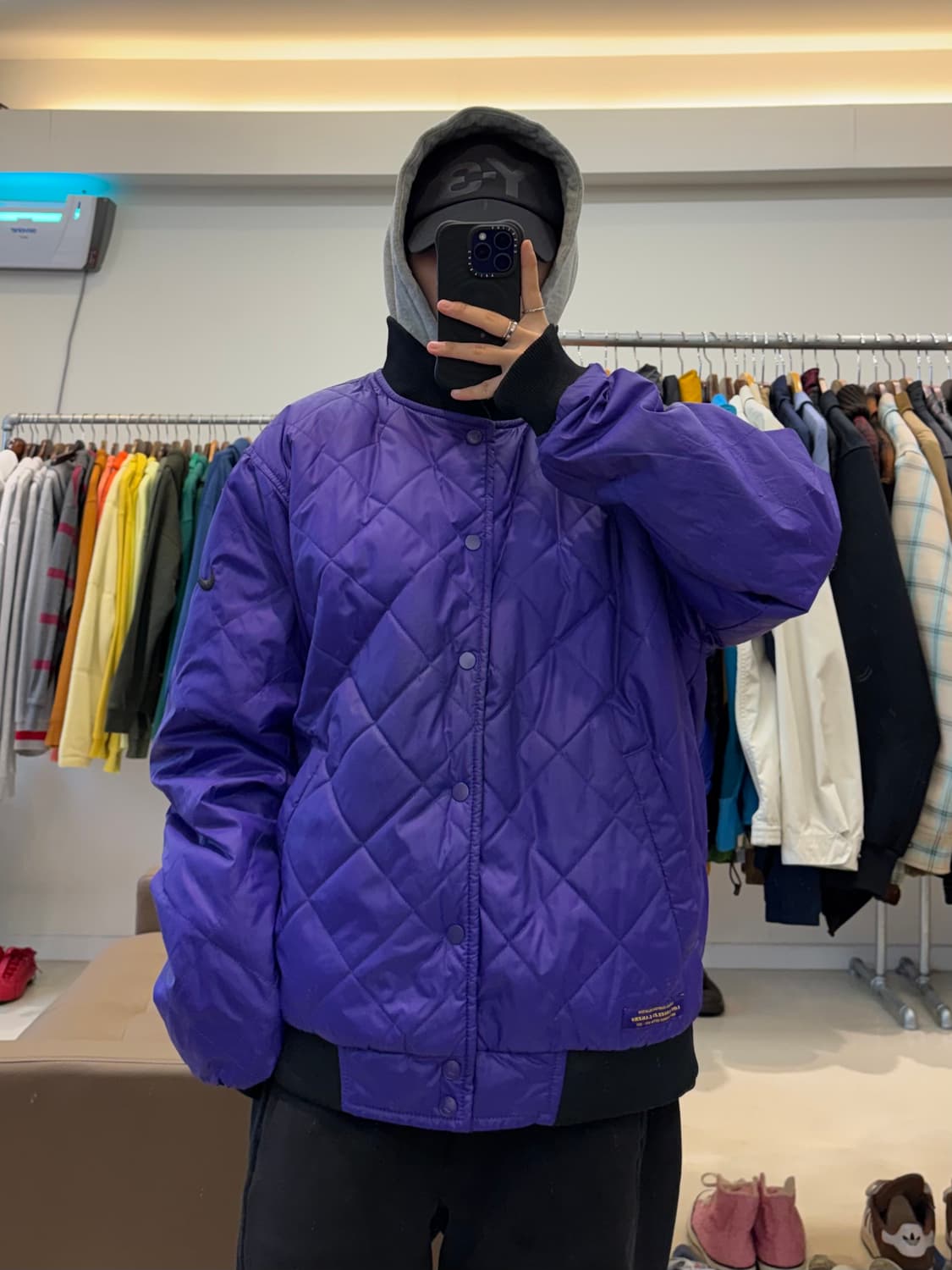 나이키 NBA 레이커스 리버시블 바시티 자켓 상품이미지9