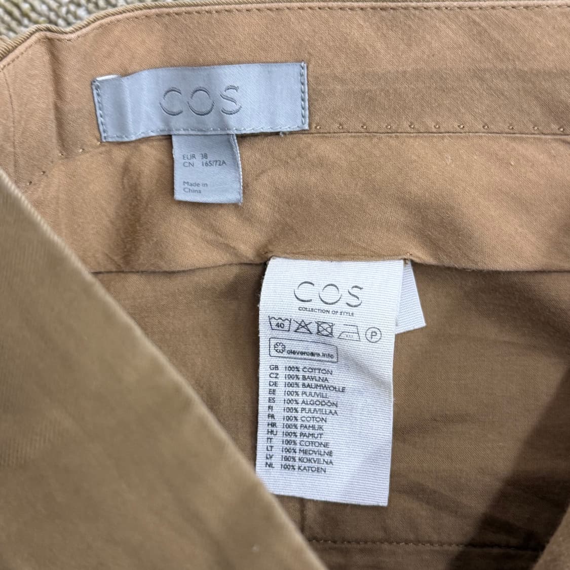 코스(COS) 코튼 와이드 팬츠 (38) 상품이미지2