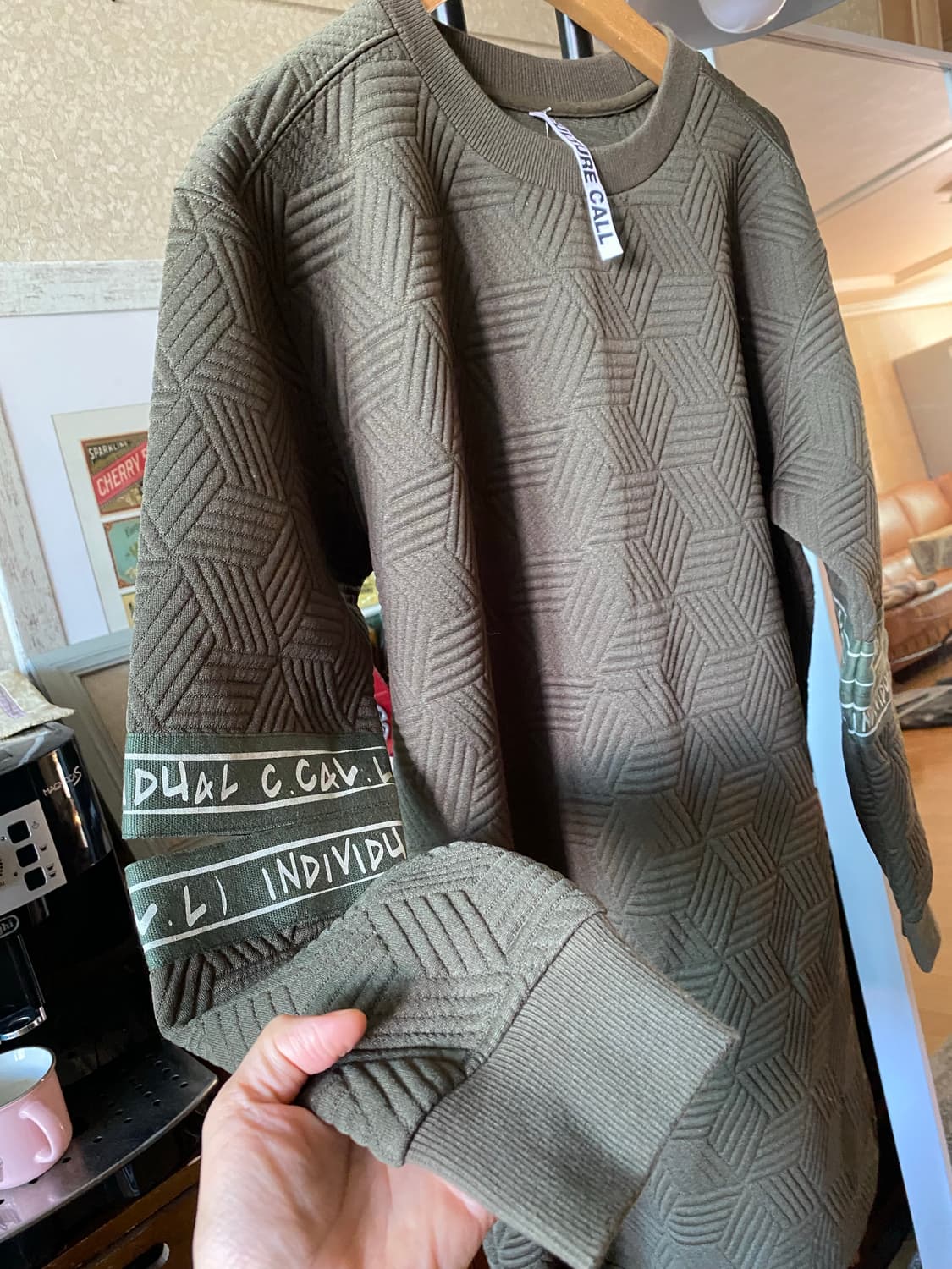 Culture Call 카키색 상의 FREE 상품이미지2