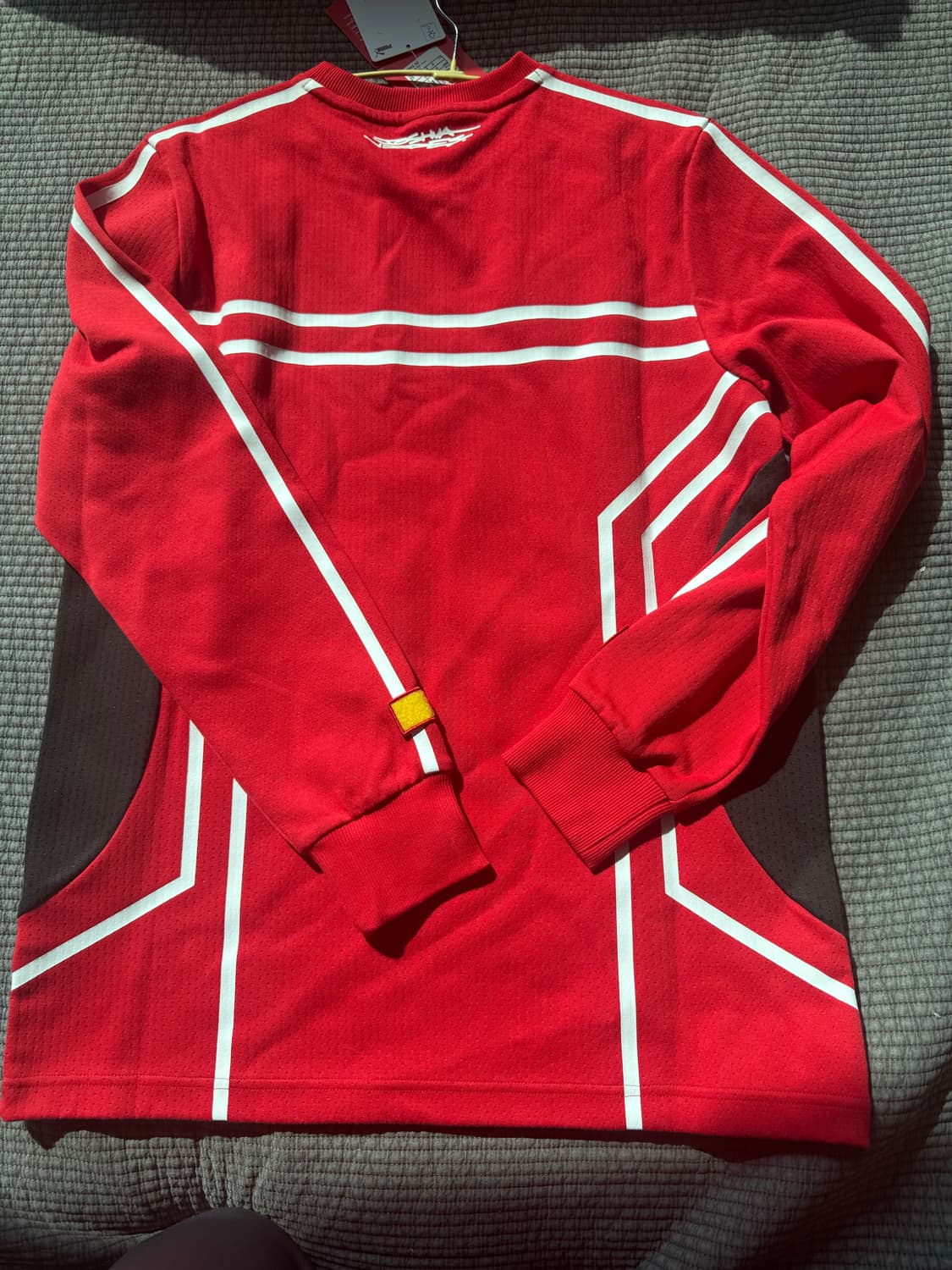 푸마 x 페라리 x 조슈아 비데스 메쉬 크루 레드 화이트 상품이미지4