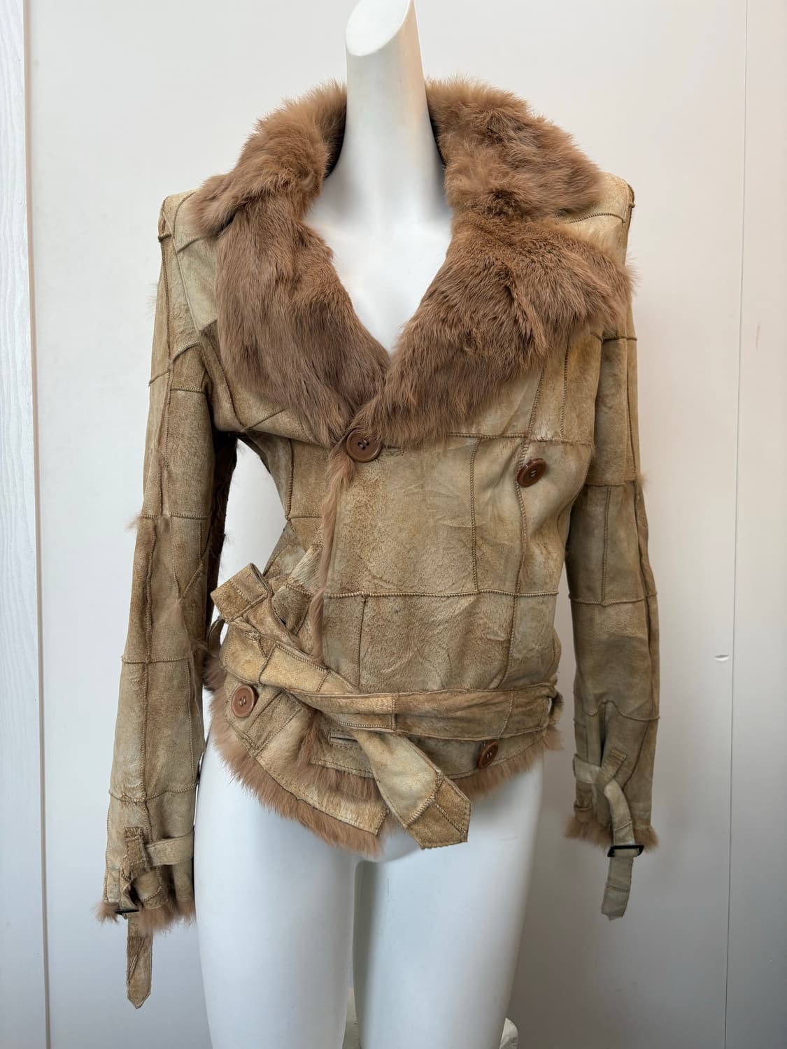 레빗 퍼자켓 상품이미지1