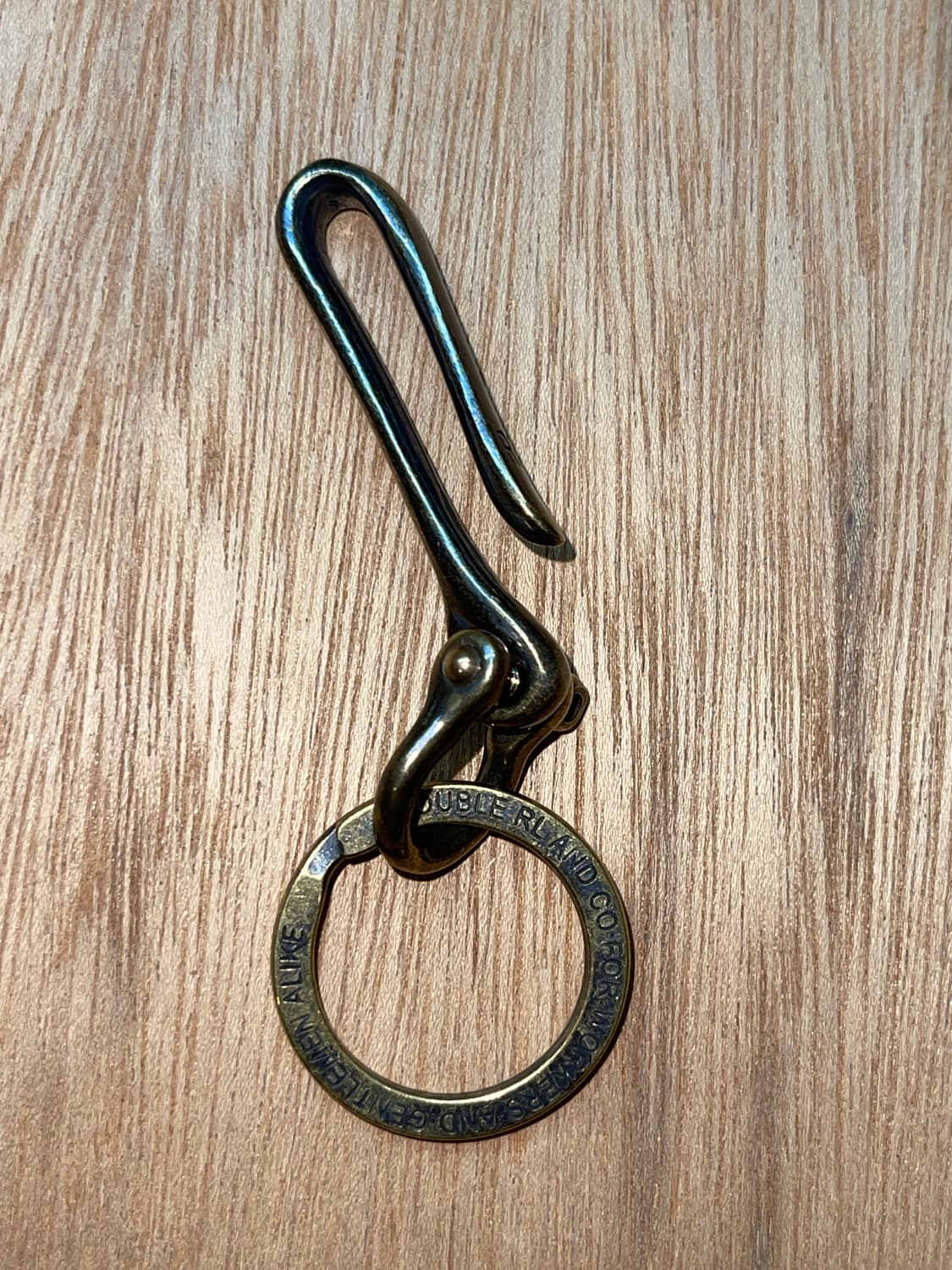 RRL Vintage brass keyring 상품이미지3