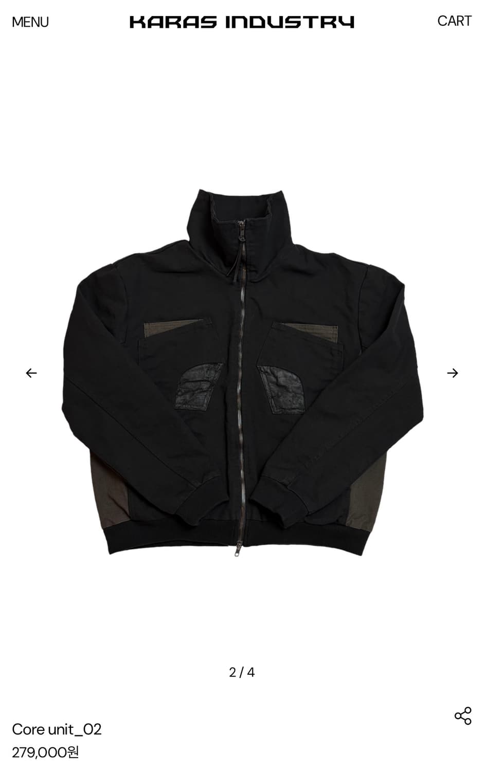 Karas industry core unit02 자켓 상품이미지2