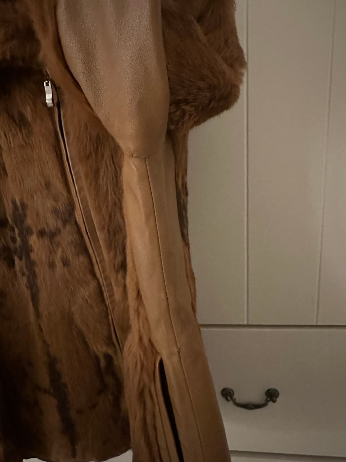 Hiverreine 래빗퍼 양가죽 퍼자켓 모피 자켓 퍼코트 상품이미지9