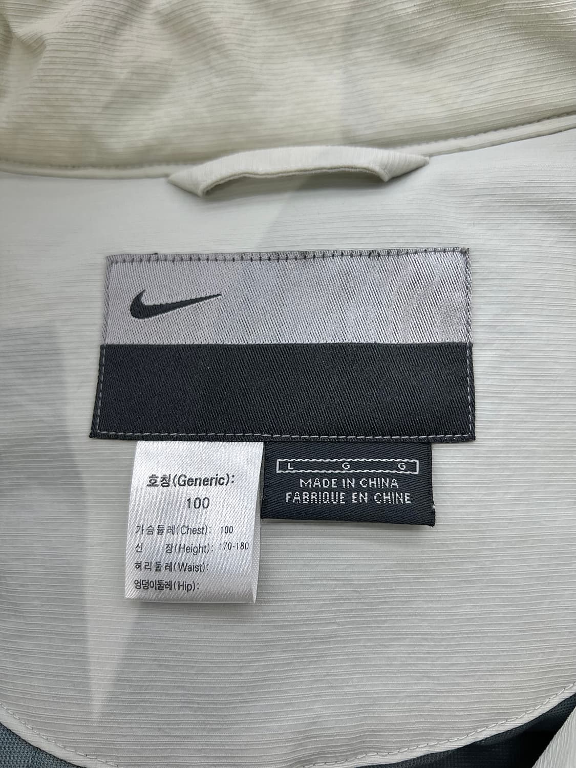 나이키 블랑 드 블랑 폴리 쉘 넥 벨크로 후디 브리티시 자켓 상품이미지7