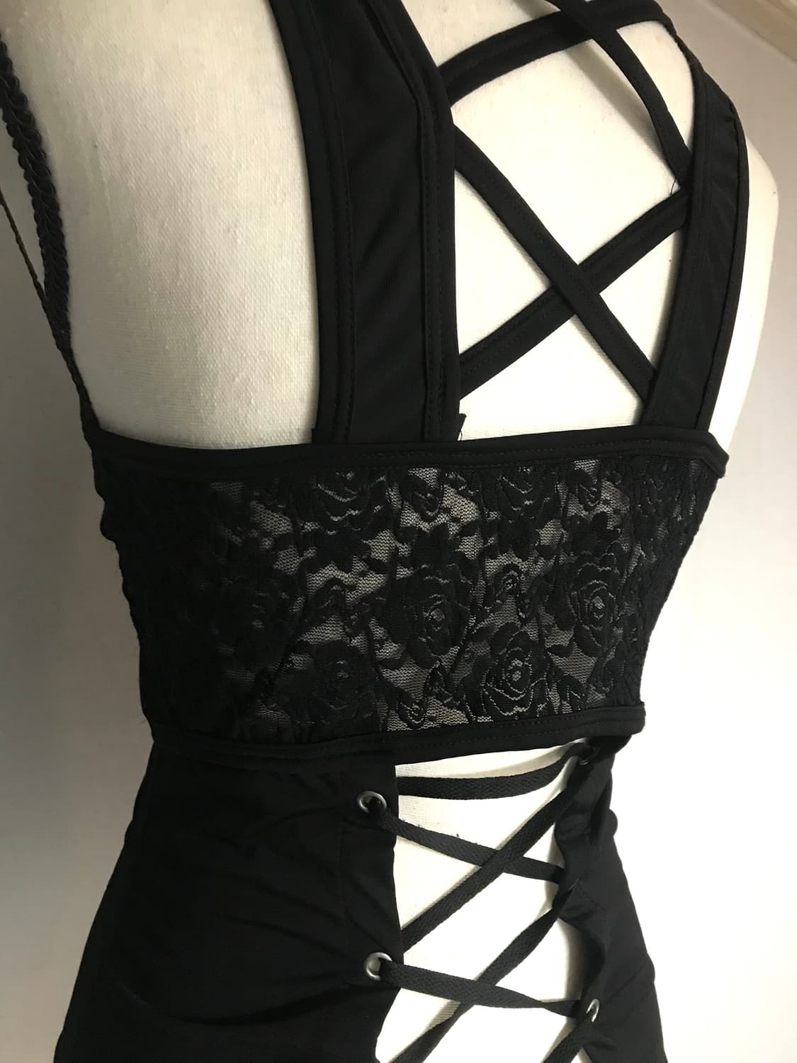 Cross Lace-up Top 상품이미지4