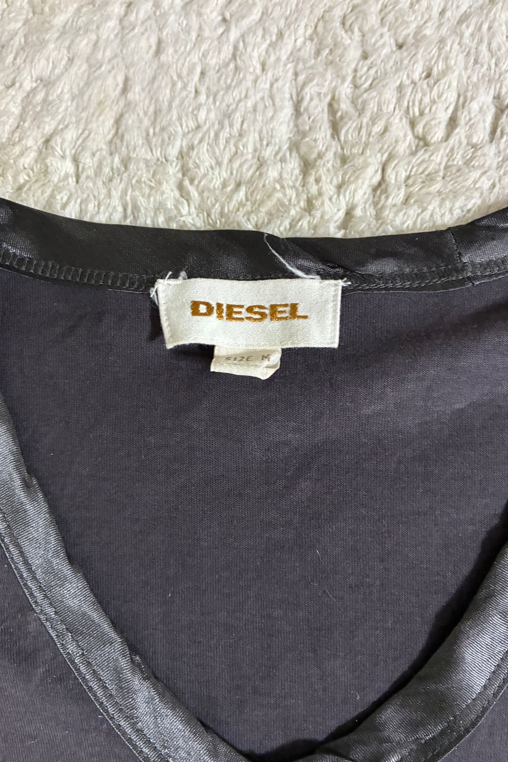 Diesel Graphic Print V-neck T-shirt 상품이미지7