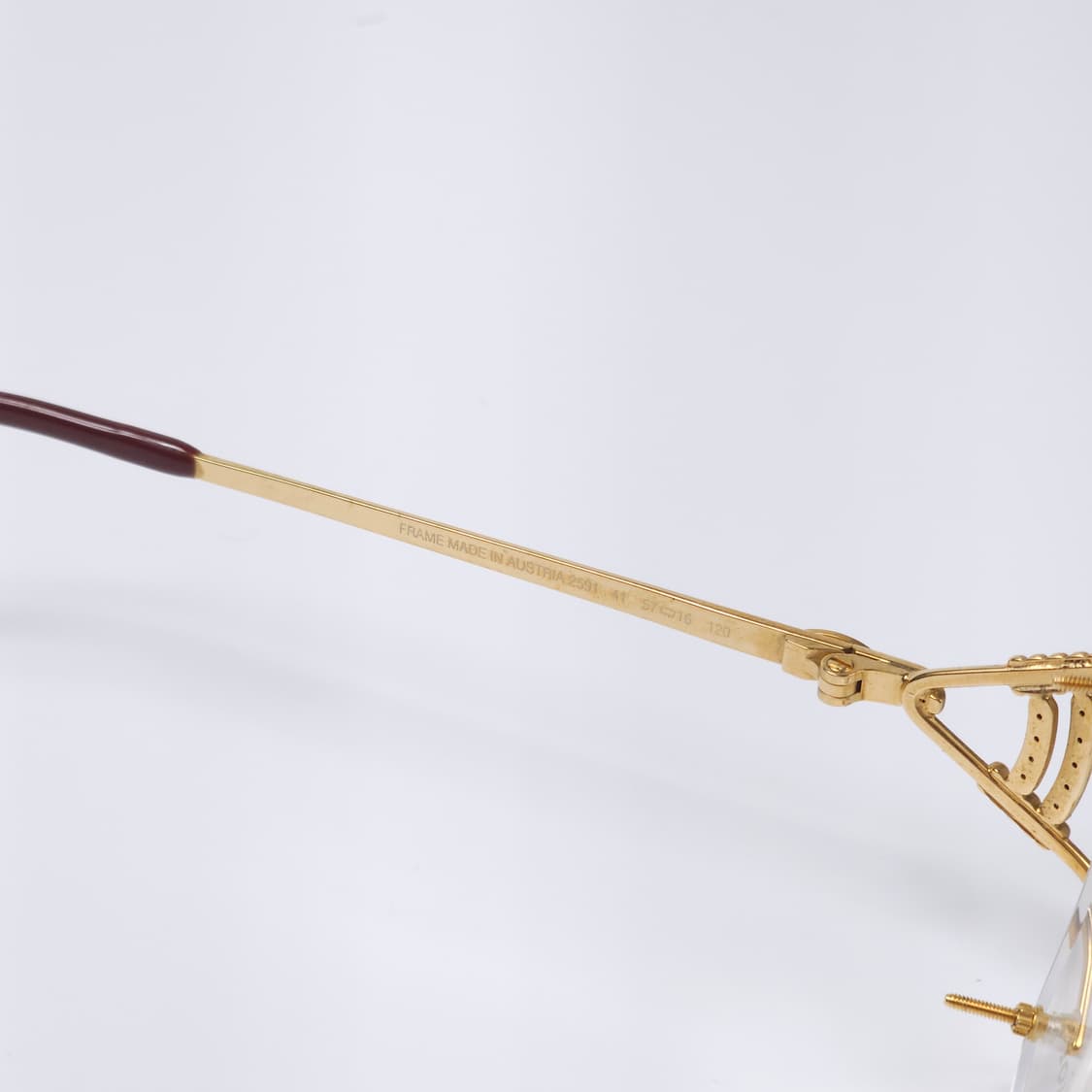 90's 크리스챤디올 올드빈티지 무테 안경 상품이미지7