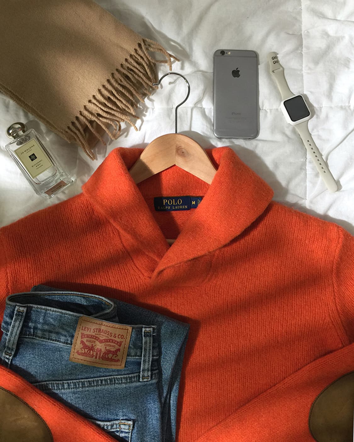 (WOMAN) 폴로랄프로렌 숄카라 스웨터 L 상품이미지1