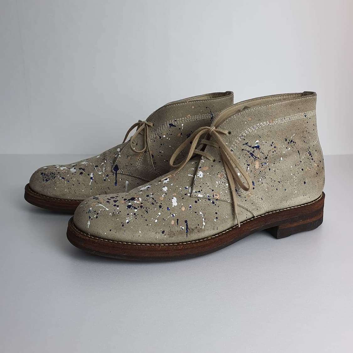 꼼데가르송 옴므 - 라이트샌드 페인팅 처카부츠 상품이미지4