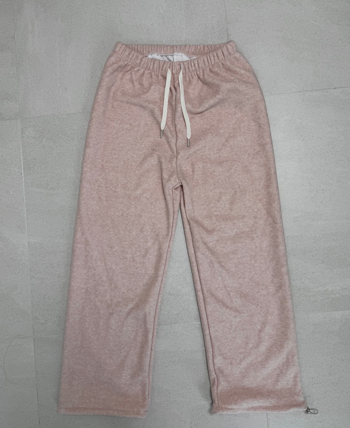 딸기우유 스트링 기모 팬츠 상품이미지1