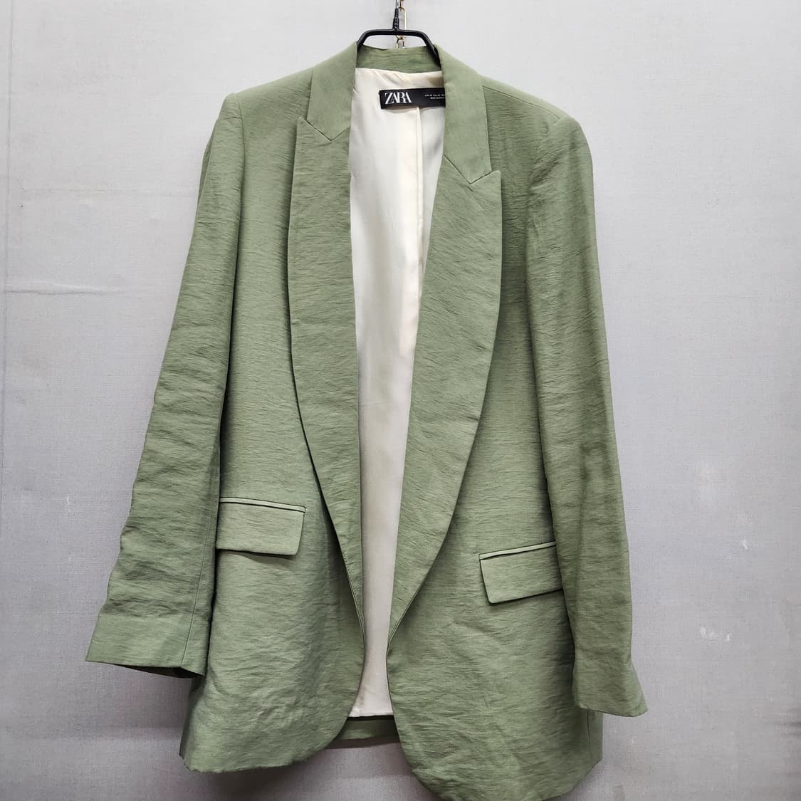 자라 ZARA 비스코스 소재 오픈 블레이저 자켓XS(S) 상품이미지1
