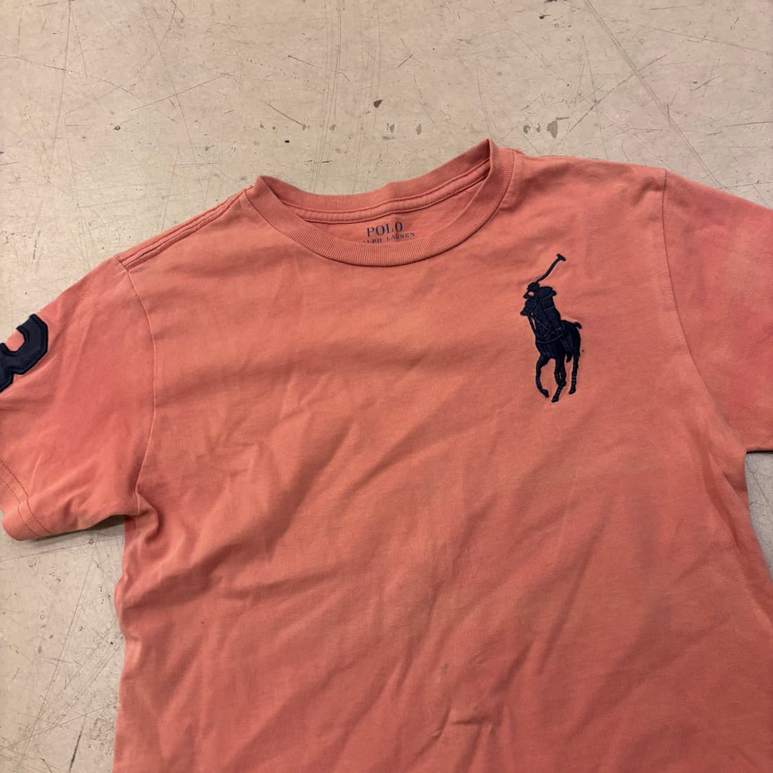 폴로 랄프로렌 빅포니 데미지 반팔티 상품이미지2