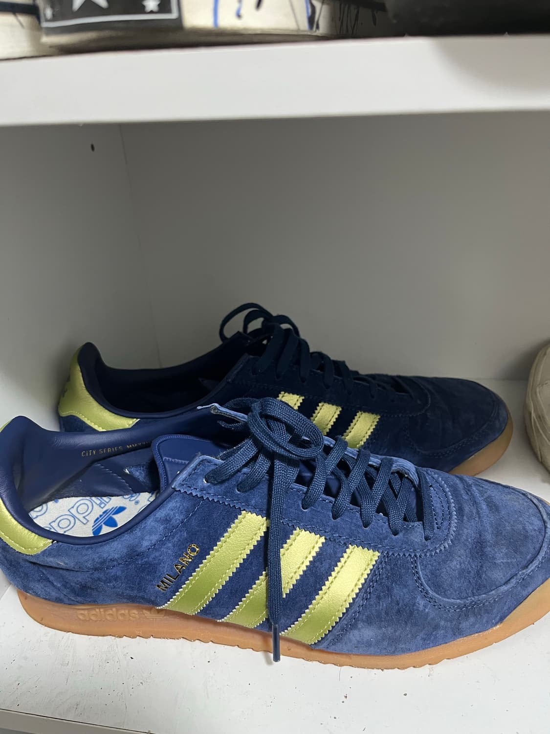 아디다스 밀라노 Adidas Milano OG Navy Gold - Si 상품이미지1