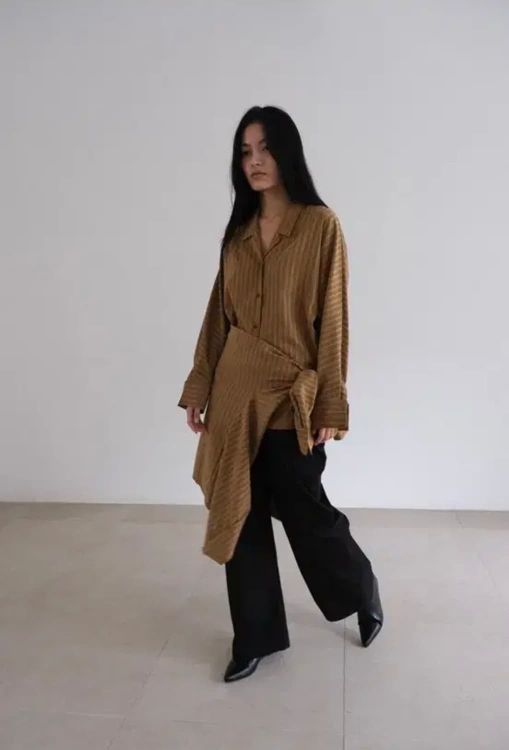 Havebin 해브빈 vintage stripe shirt 새상품 상품이미지4