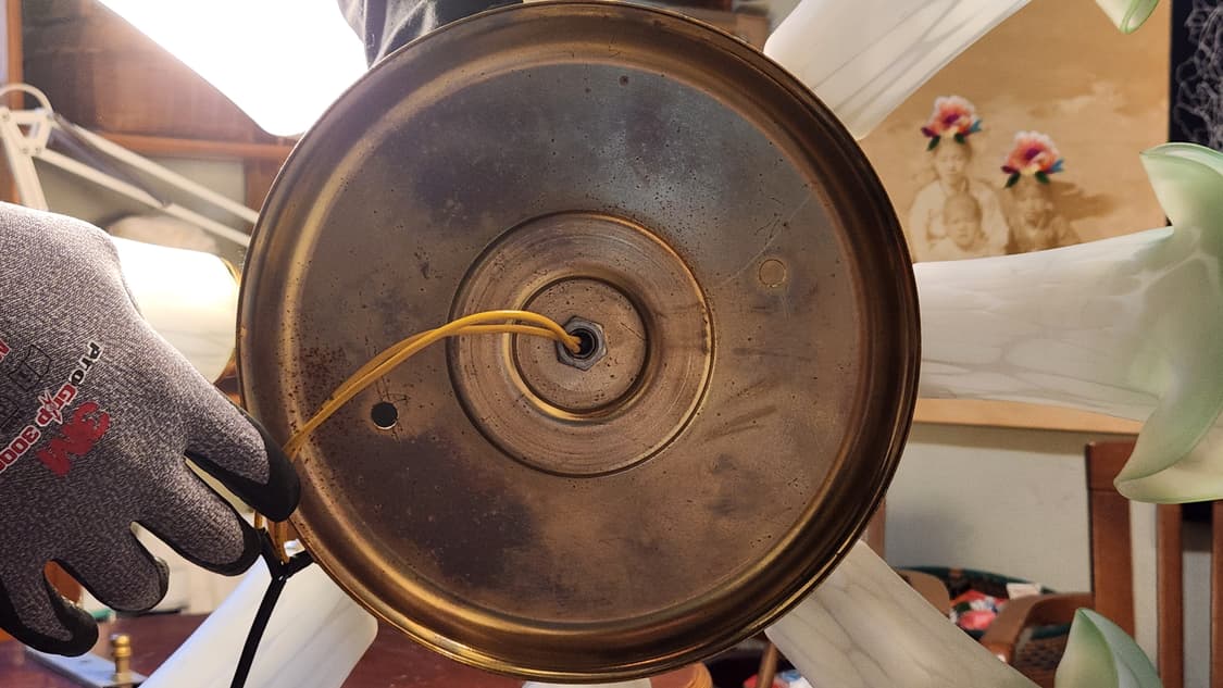 엔틱 상들리에 9구 오팔린 상품이미지9