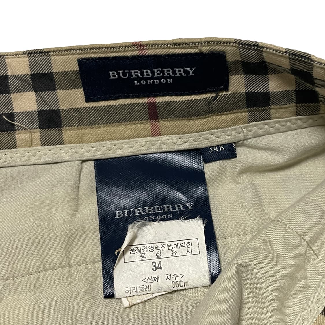 버버리 노바체크 반바지 상품이미지3