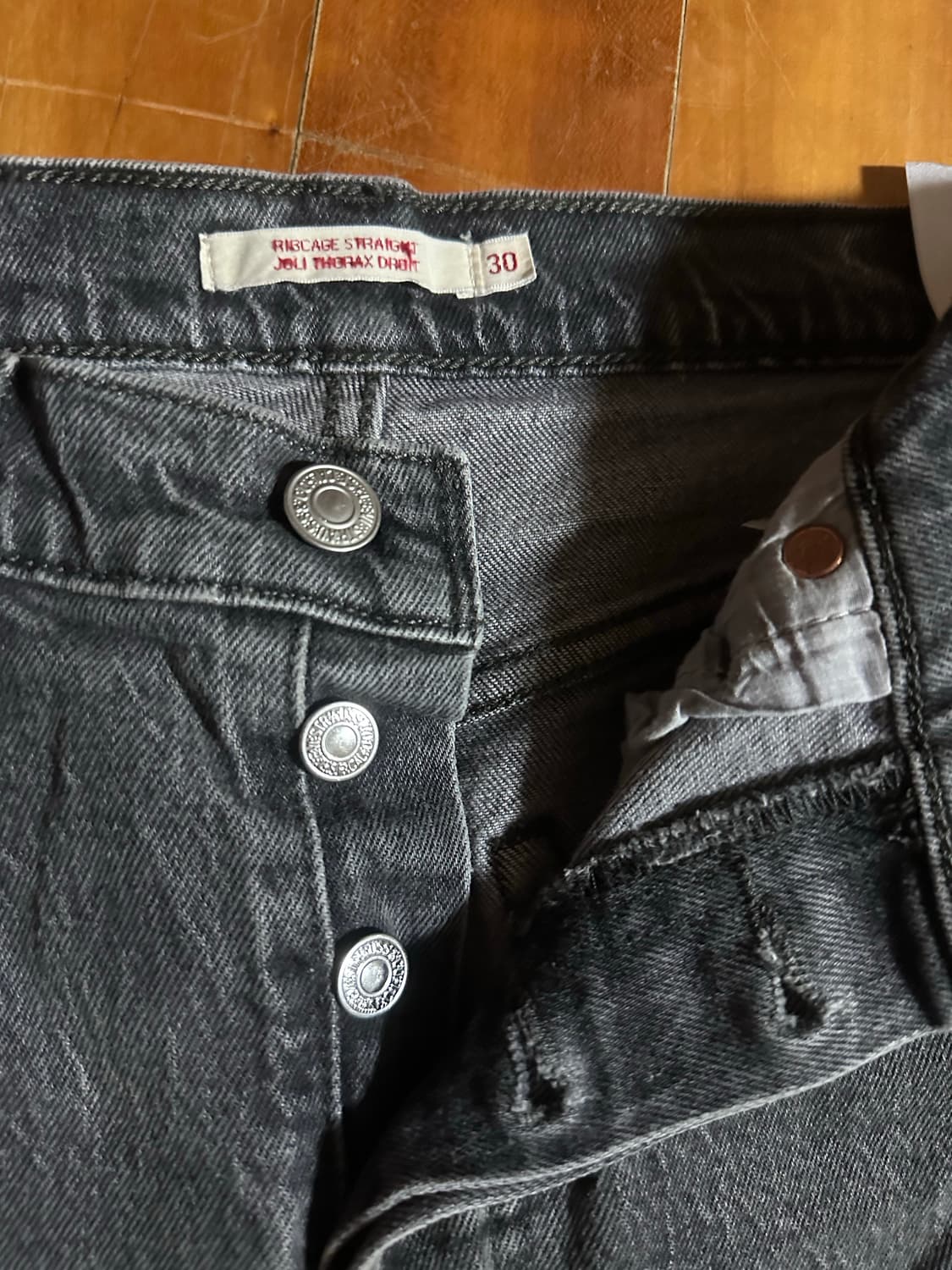 리바이스 빅E 스트레이트 흑청데님 30 상품이미지2