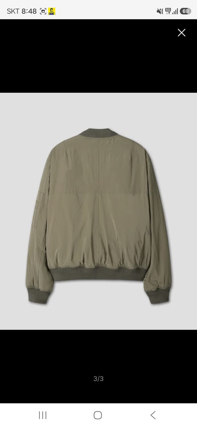 다이브인 MILITARY MA-1 BOMBER (KHAKI) 상품이미지2
