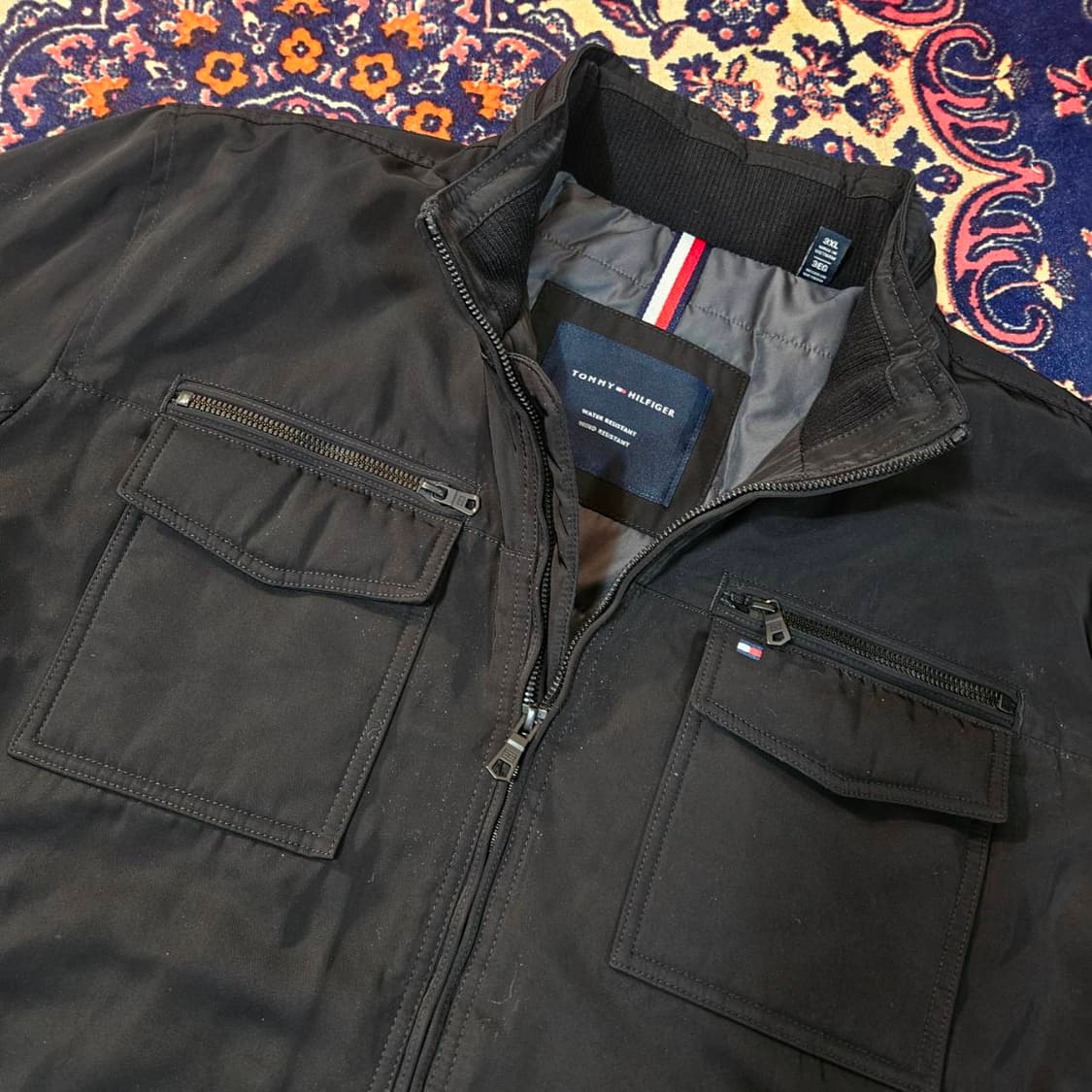 타미힐피거 유틸리티 멀티포켓 나일론 누빔 야상자켓 3XL 상품이미지4