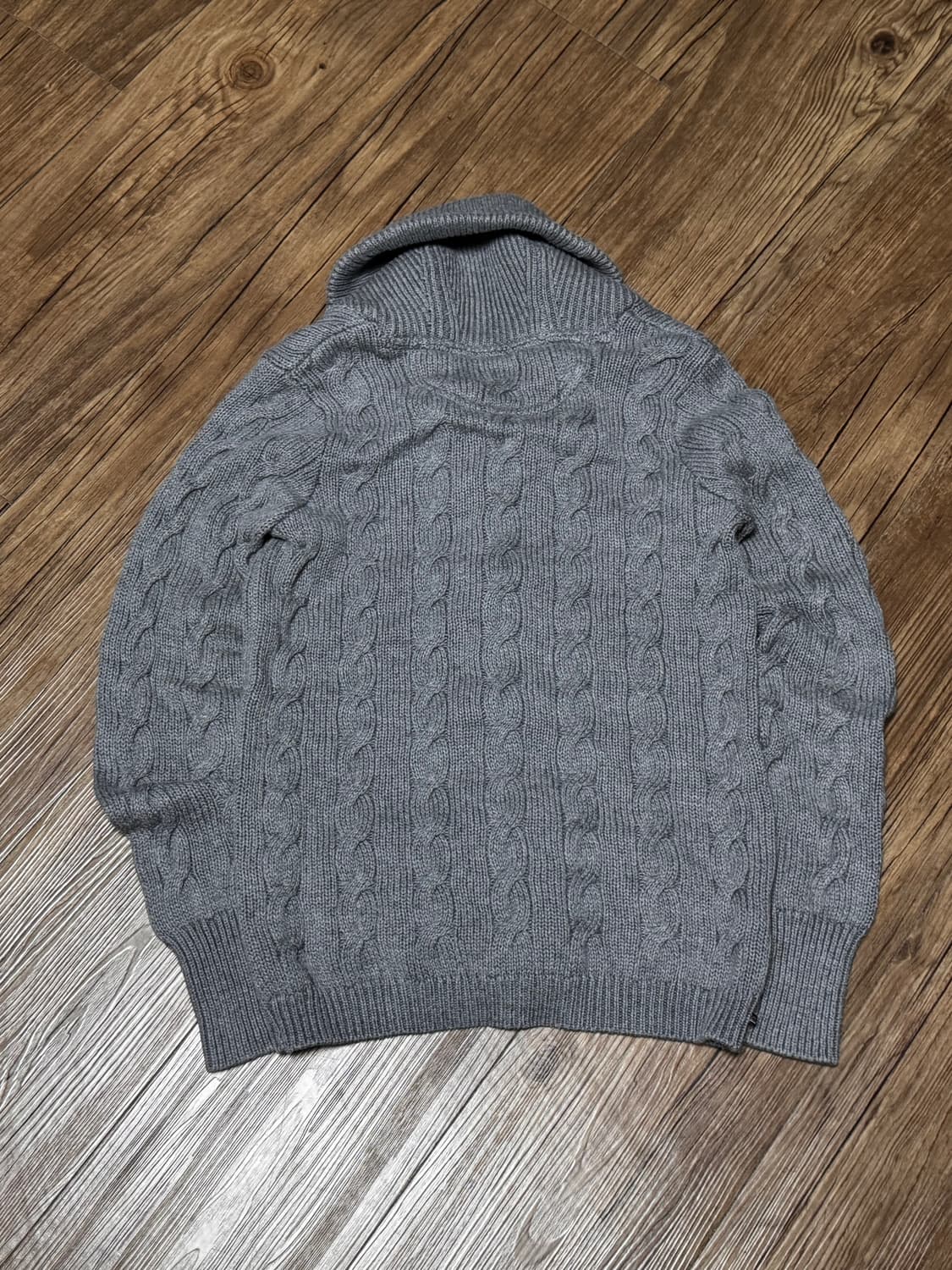 폴로 진스 컴퍼니 슬림핏 캐시미어 면 혼방 숄카라 가디건 상품이미지3