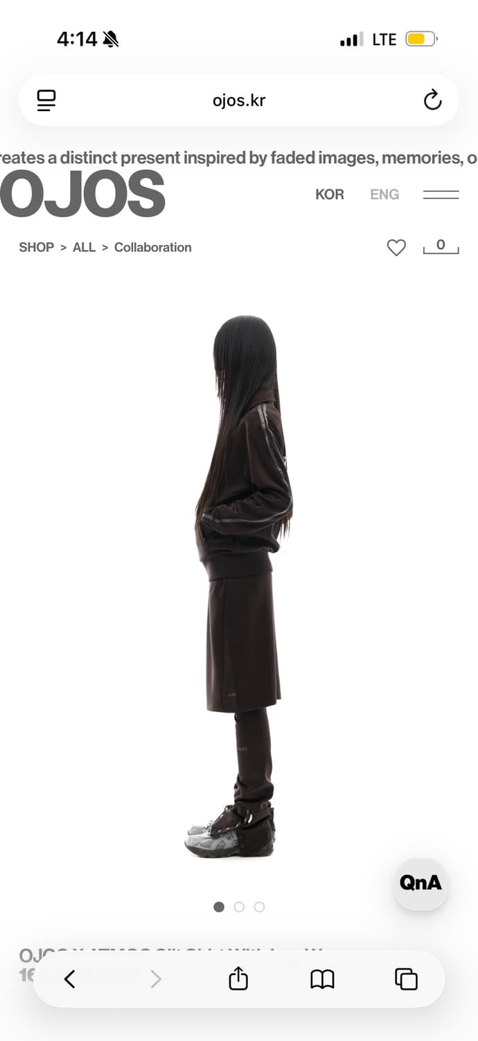 오호스 x 아트모스 트랙 져지/스커트 상품이미지2