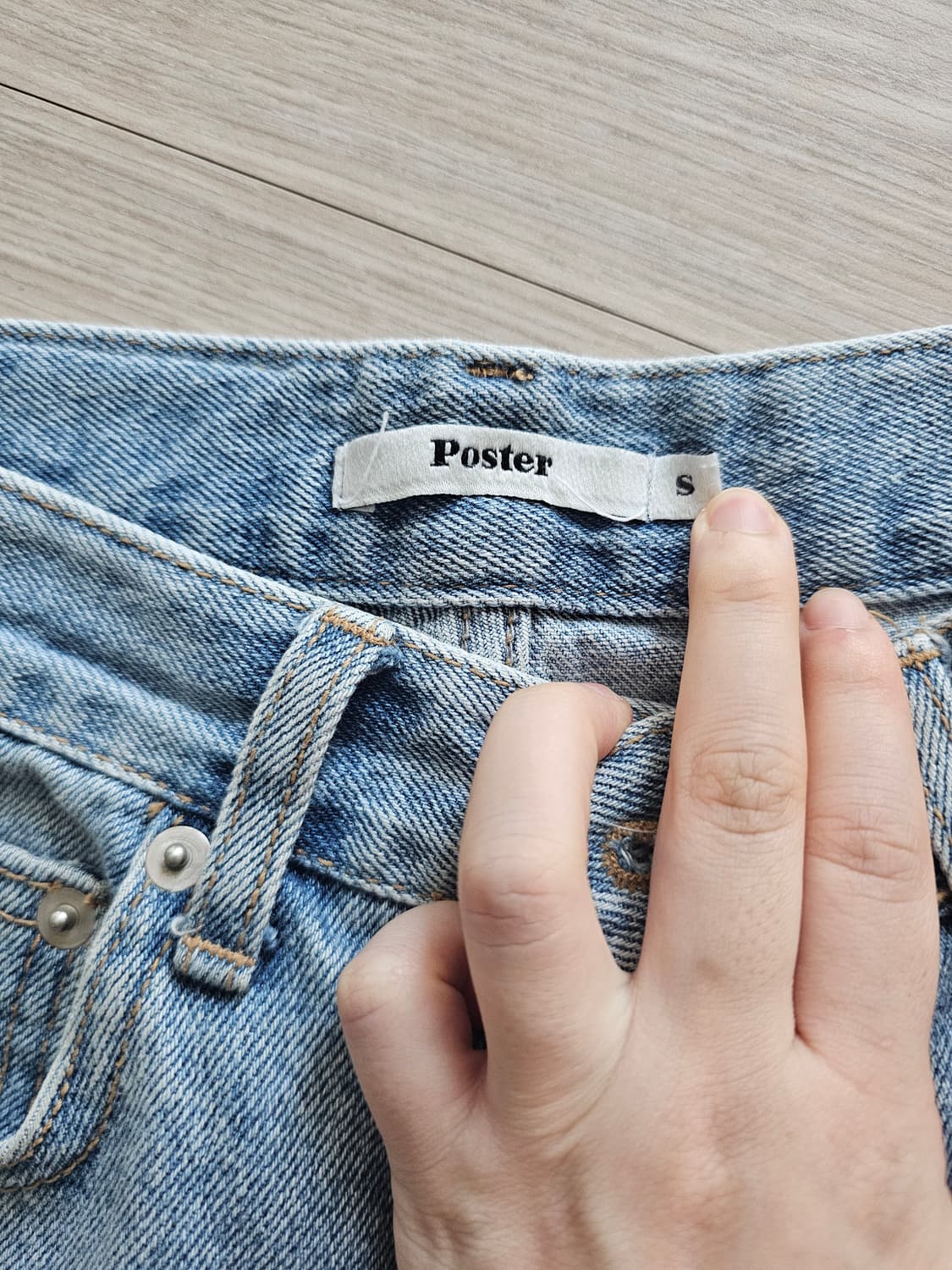 Poster 포스터 와이드데님  상품이미지6